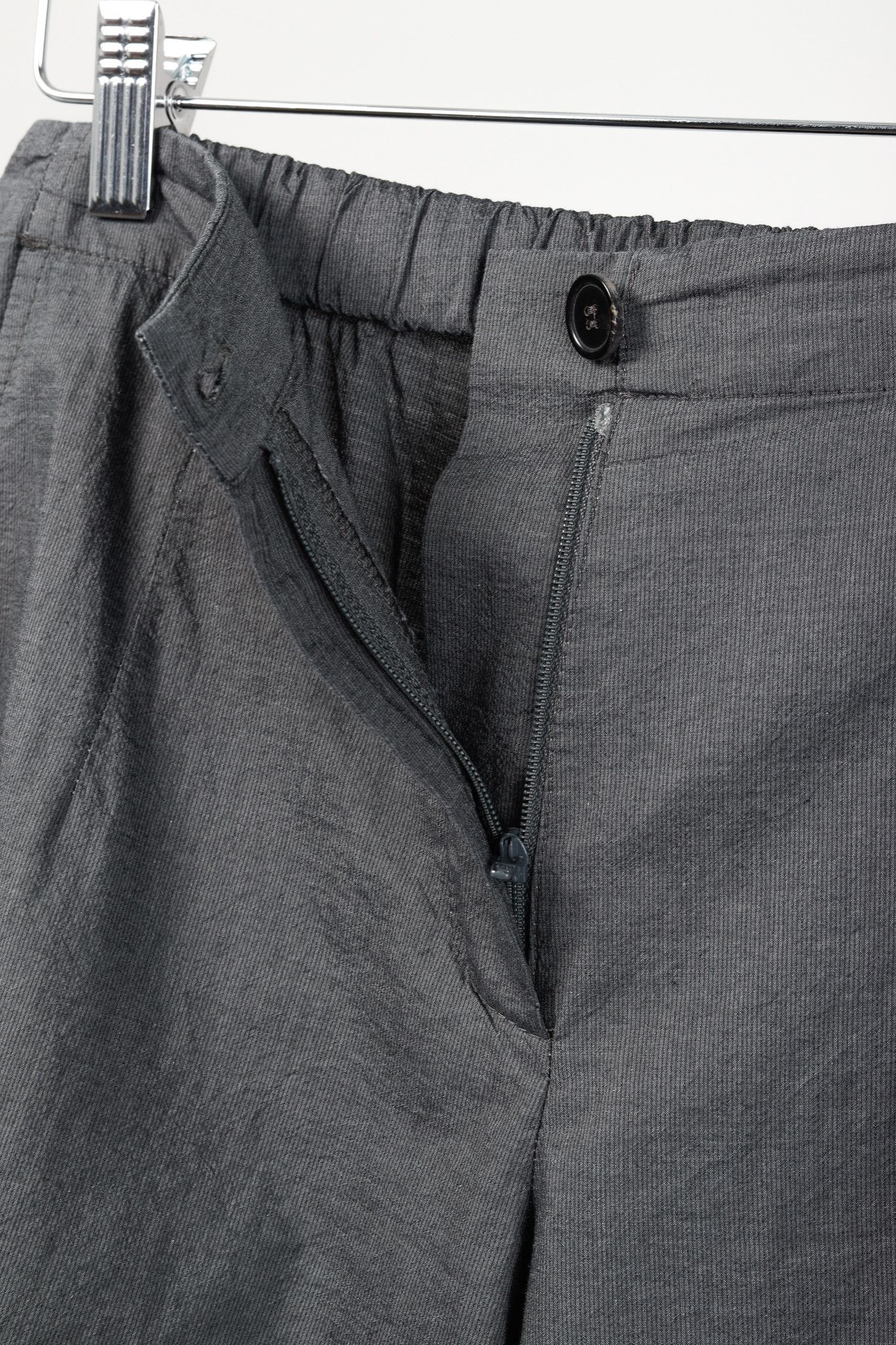 Other Peter O. Mahler Grey Cotton Tapered Cropped Pants Size 27" / US 4 / IT 40 - 9 Thumbnail