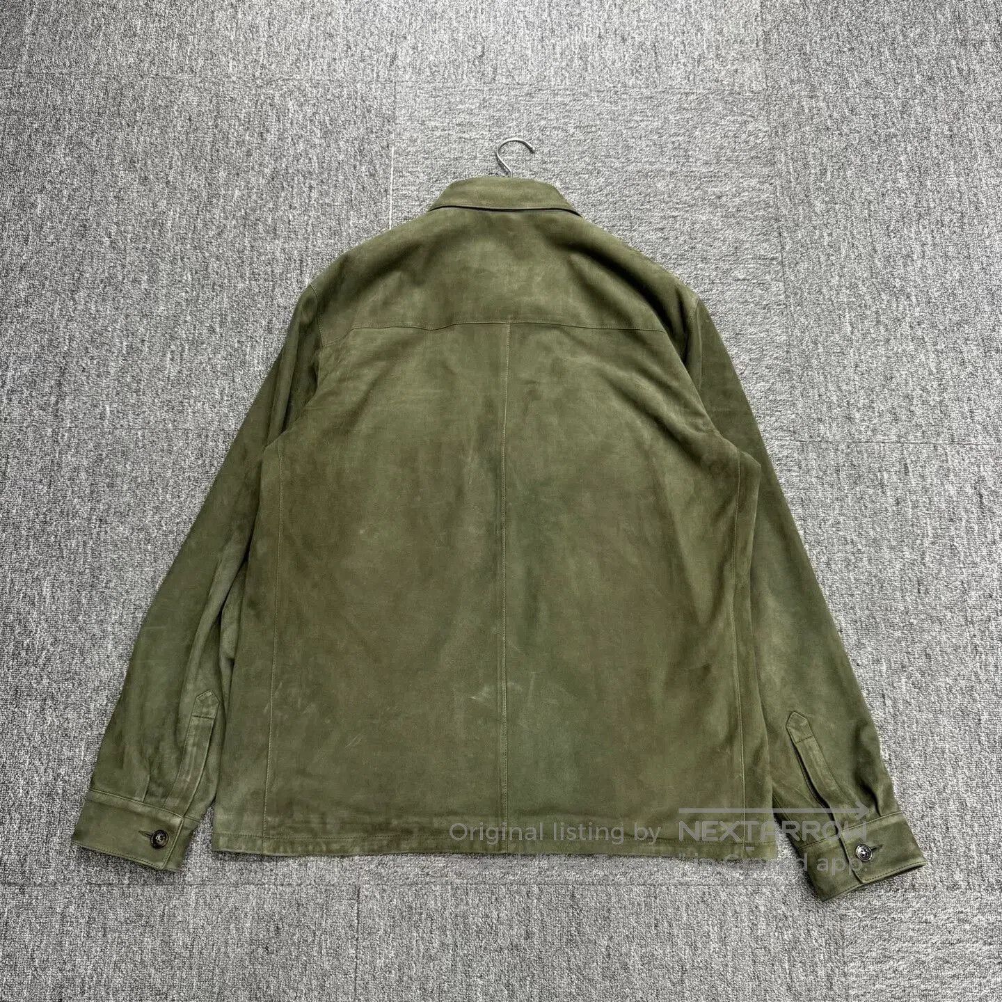 Loro Piana green suede Loro Piana jacket. Size US XL / EU 56 / 4 - 6 Thumbnail