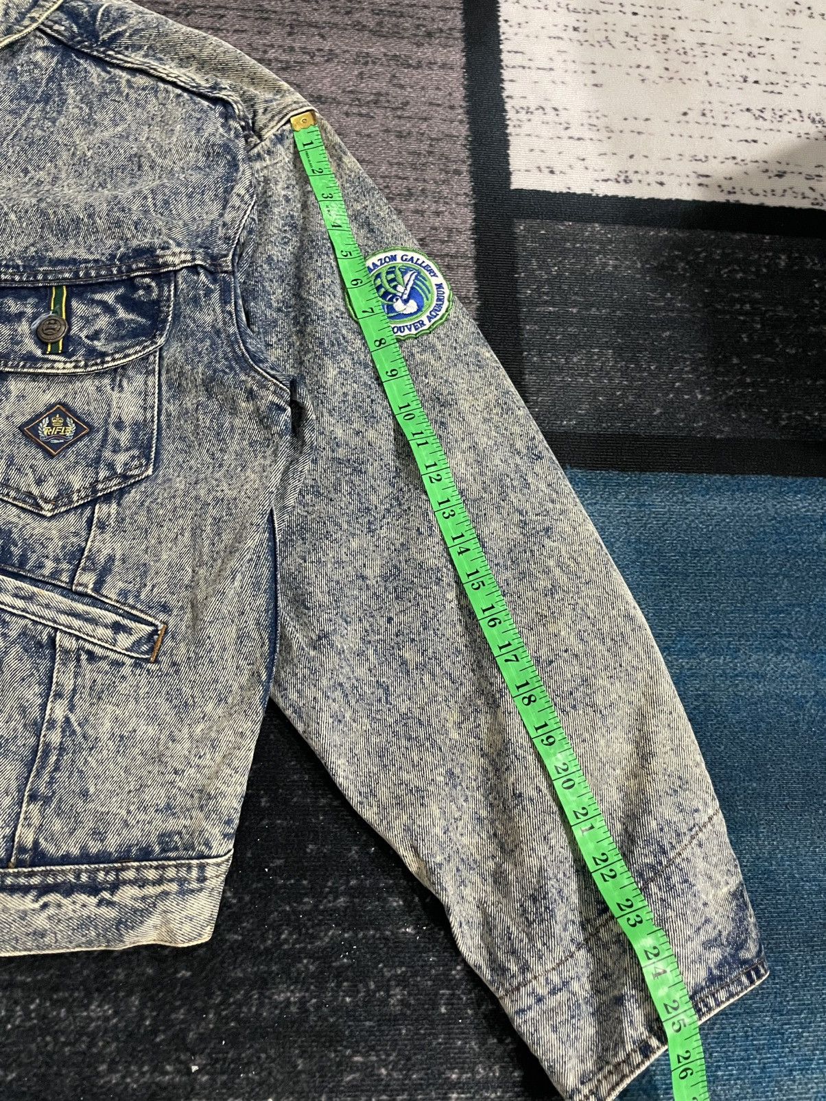 RIFLE Vintage Rifle Denim Jacket Size US L / EU 52-54 / 3 - 25 Thumbnail