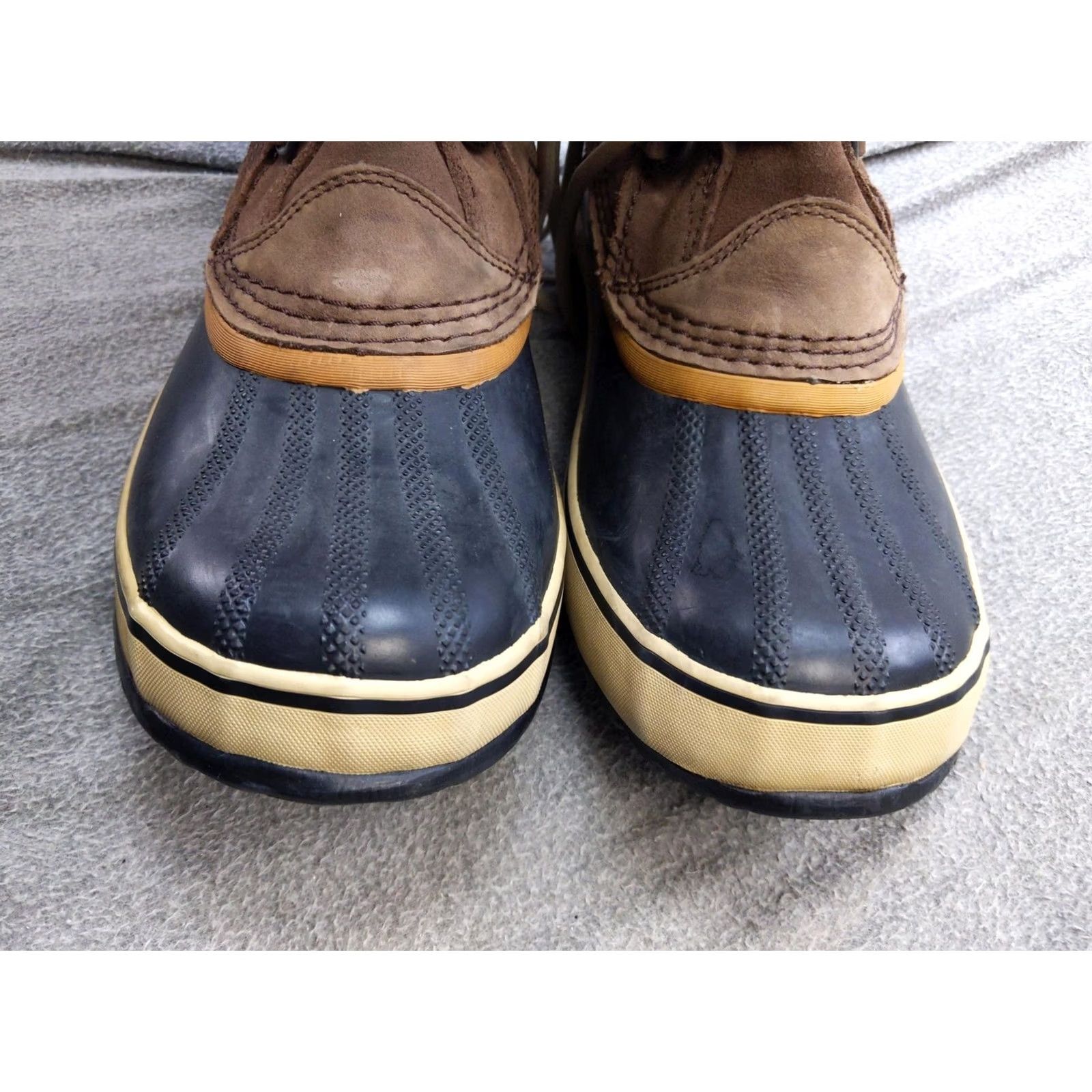 SOREL Sorel Womens Snow Boots Joan Of Arctic NL1540-256 Brown Suede Faux Fur Waterproof 9/40 Mid-Calf Lace Up Boots Womens Vintage: No Size US 9 / IT 39 - 5 Thumbnail