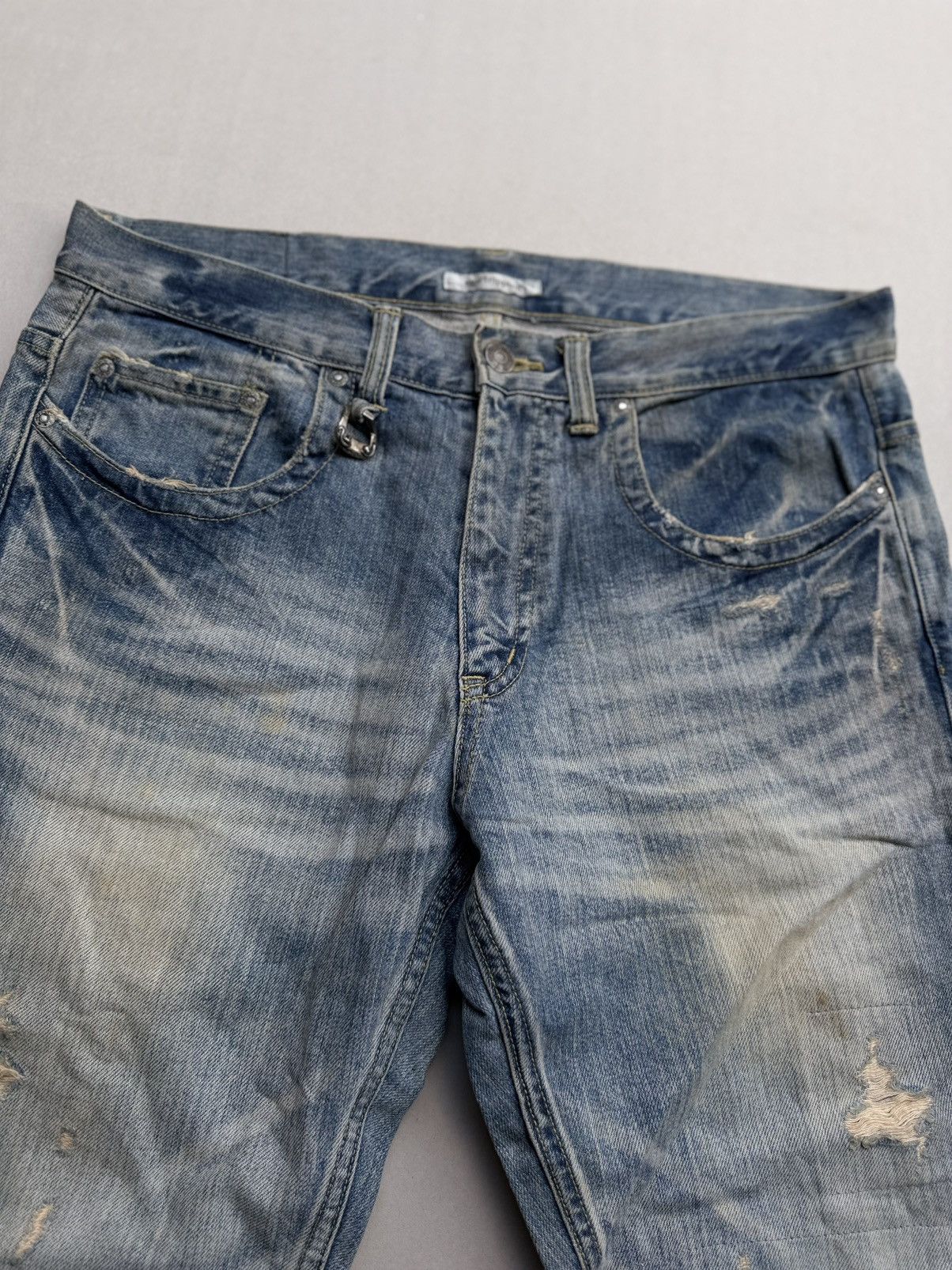 Japanese Brand eggo tripping flare jeans Size US 31 - 2 Thumbnail