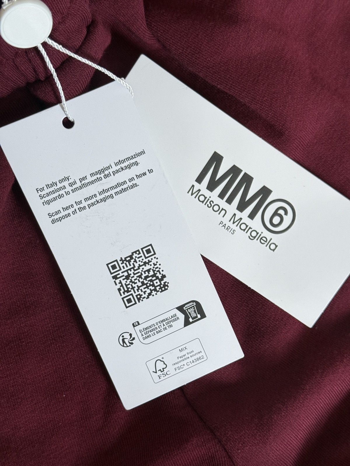 Maison Margiela joggers cropped da donna di MM6 Maison Margiela Size 27" / US 4 / IT 40 - 5 Thumbnail
