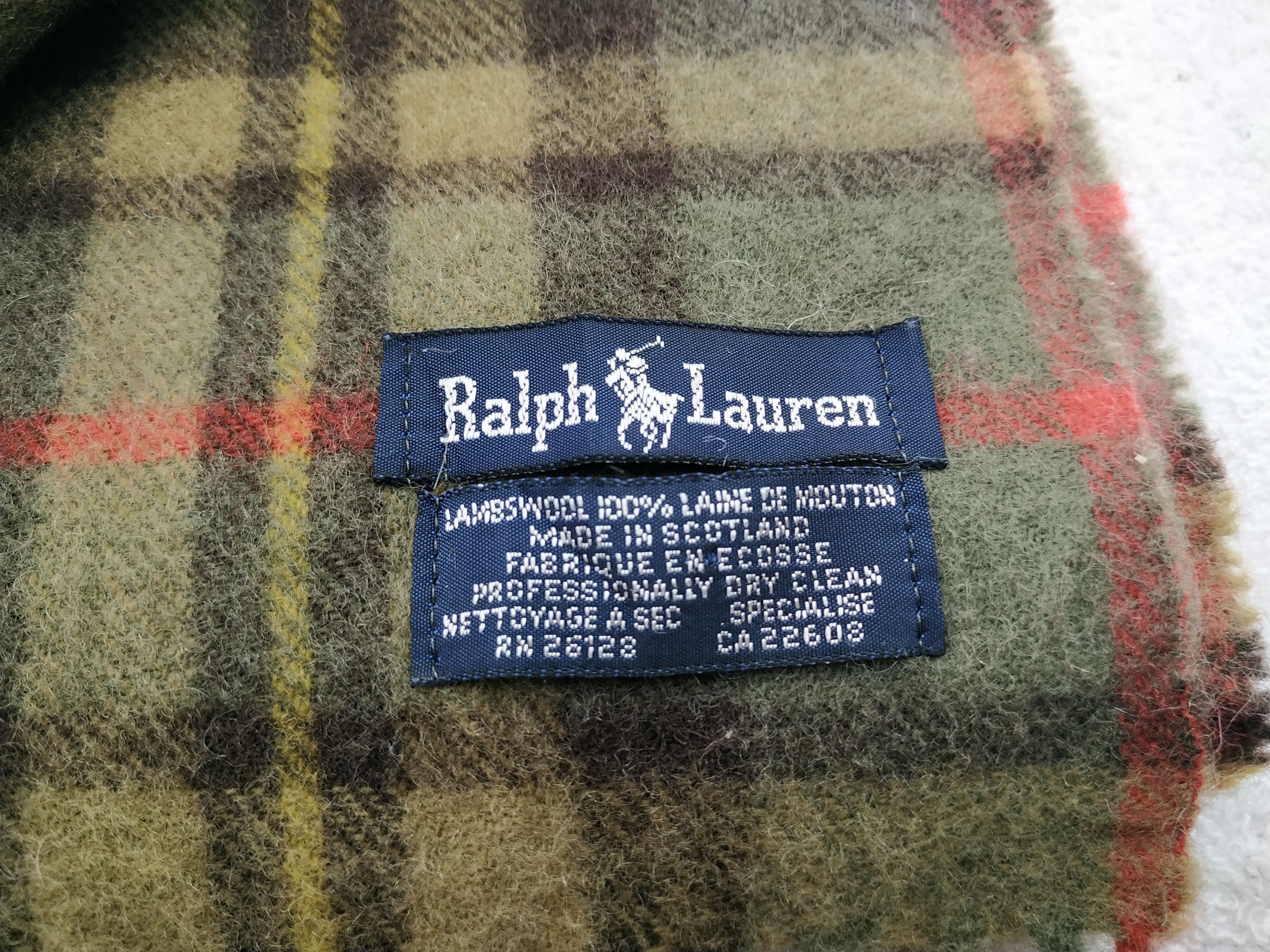 Ralph Lauren Vintage Ralph Lauren Wool Scarf/Muffler/Neckwear MF041 Size ONE SIZE - 6 Thumbnail