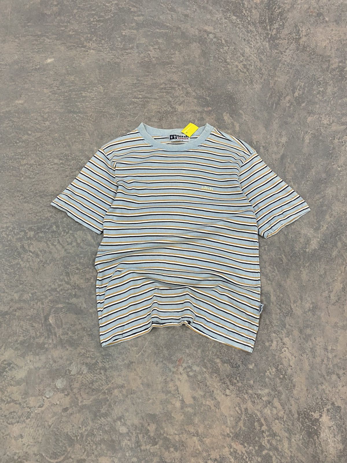 Sex Skateboards VINTAGE BITCH SKATEBOARD STRIPED TEE Size US XS / EU 42 / 0 - 1 Thumbnail