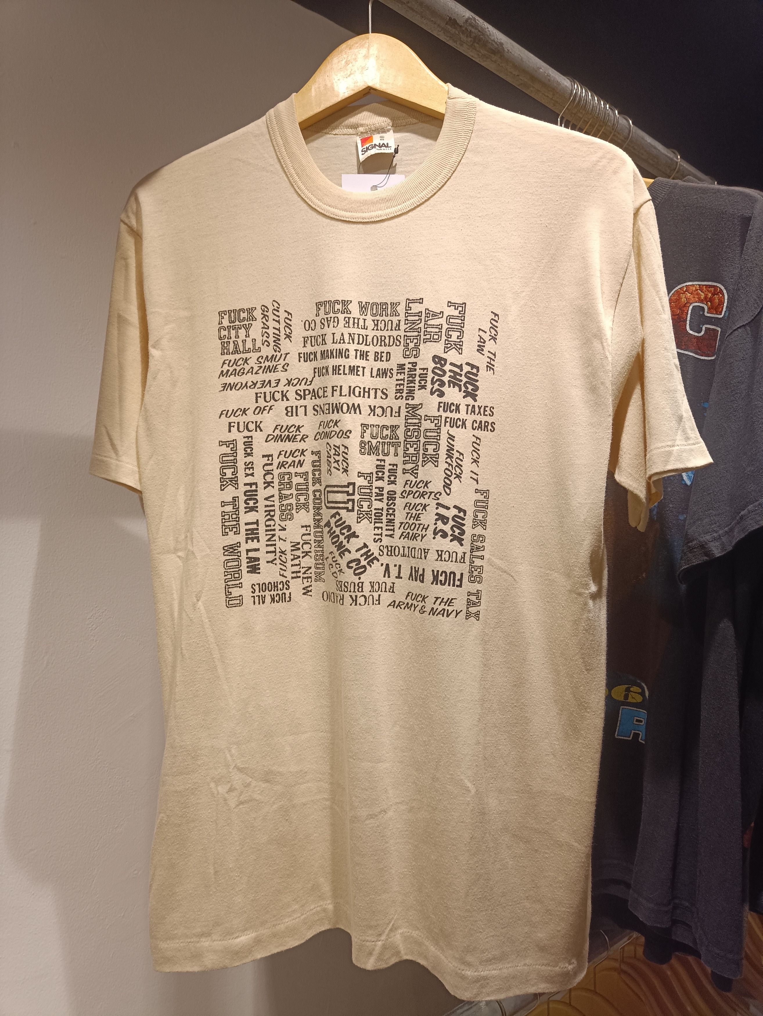 Fuck Art, Make Tees × Vintage vintage 80s fuck everything Size US XL / EU 56 / 4 - 1 Thumbnail