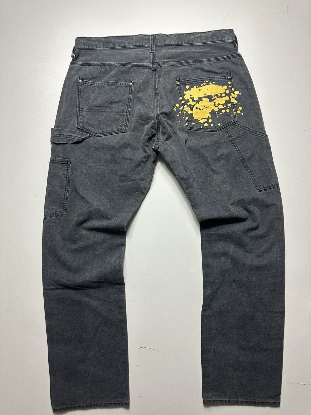 Bape Vintage Bape Workwear Single Knee Pants Size US 36 / EU 52 - 1 Thumbnail