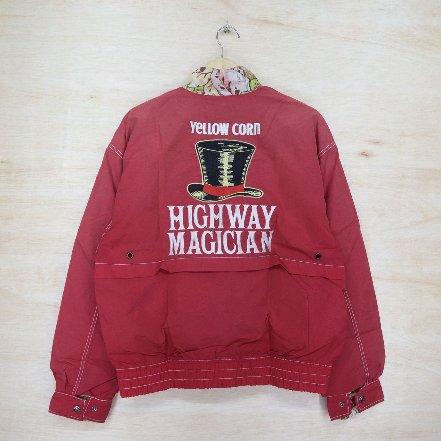 Vintage Highway Magician Logo Embroidered Windbreaker Racing | Grailed