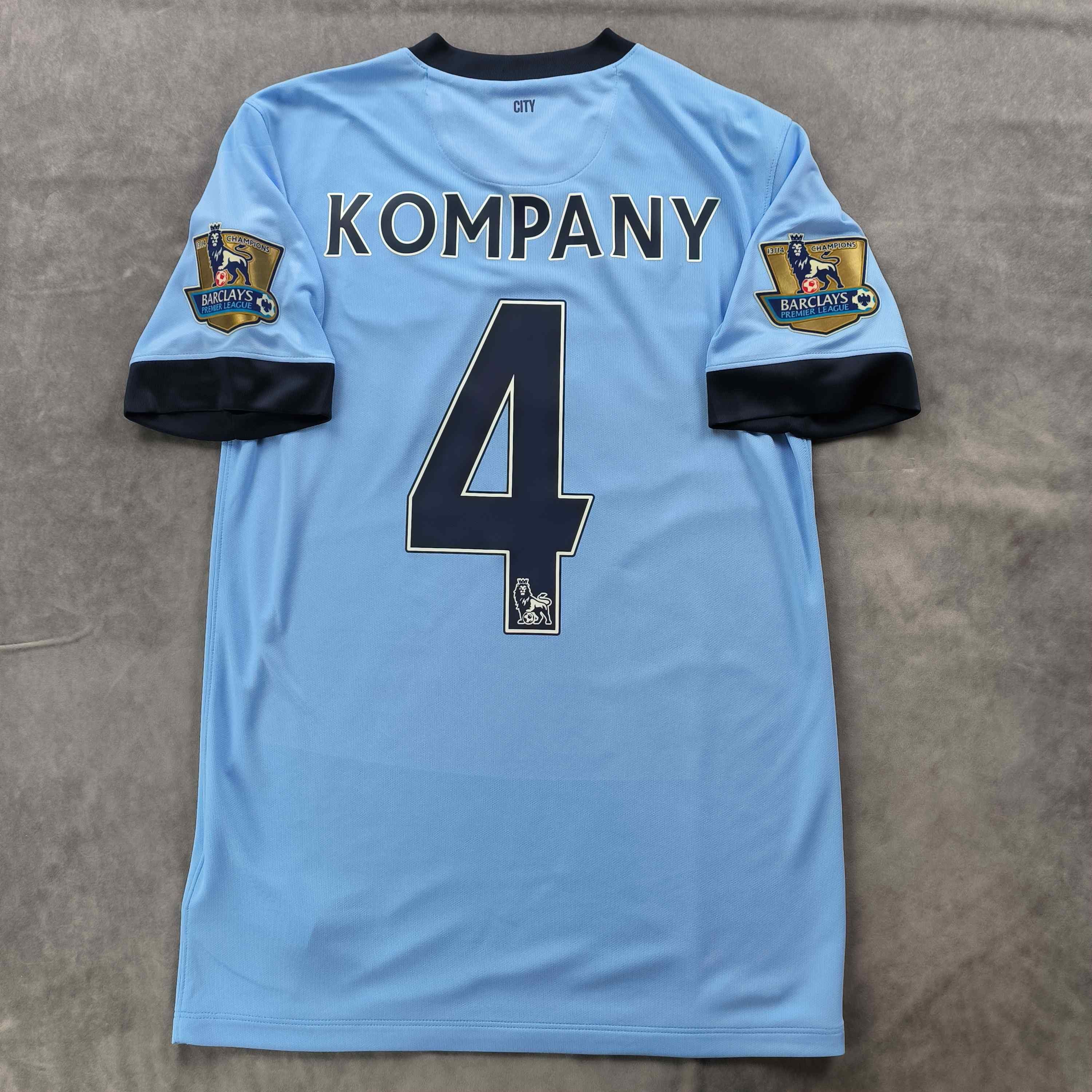 Nike Manchester City 2014-15 Nike home Kompany football jersey S Size US S / EU 44-46 / 1 - 1 Thumbnail