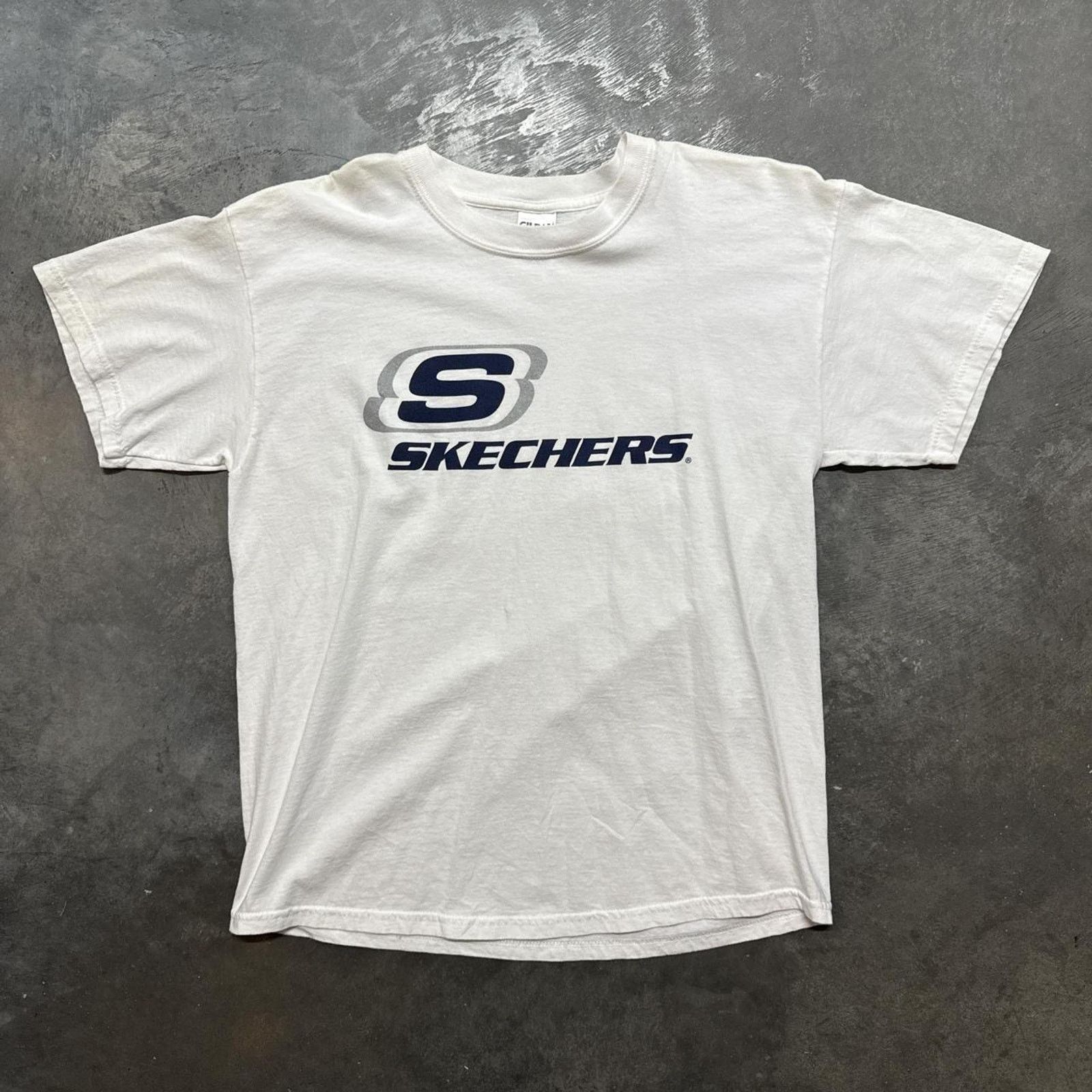 Vintage Vintage 90s Y2K Sketchers Promo Graphic T-Shirt Size US L / EU 52-54 / 3 - 1 Thumbnail
