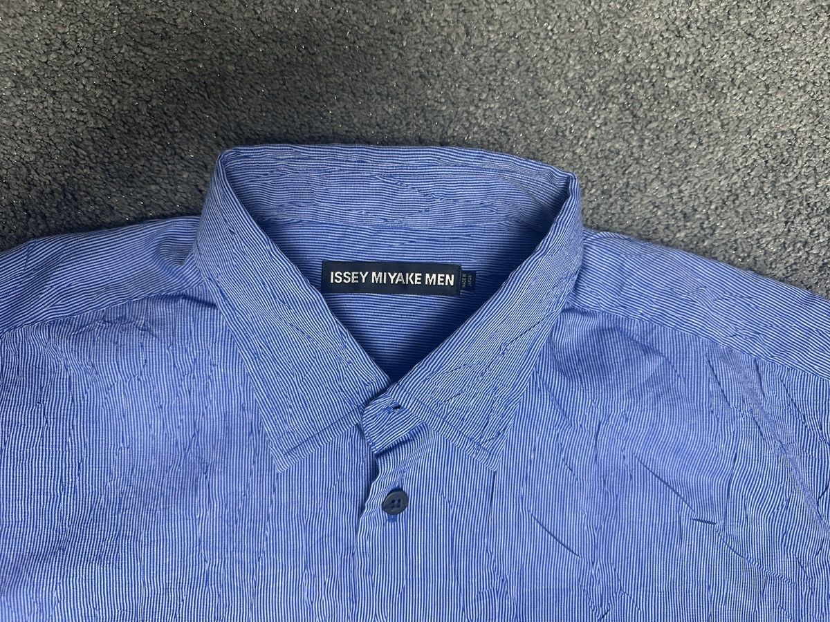 Issey Miyake Issey Miyake Striped Shirt Pleated Design Size US L / EU 52-54 / 3 - 2 Thumbnail