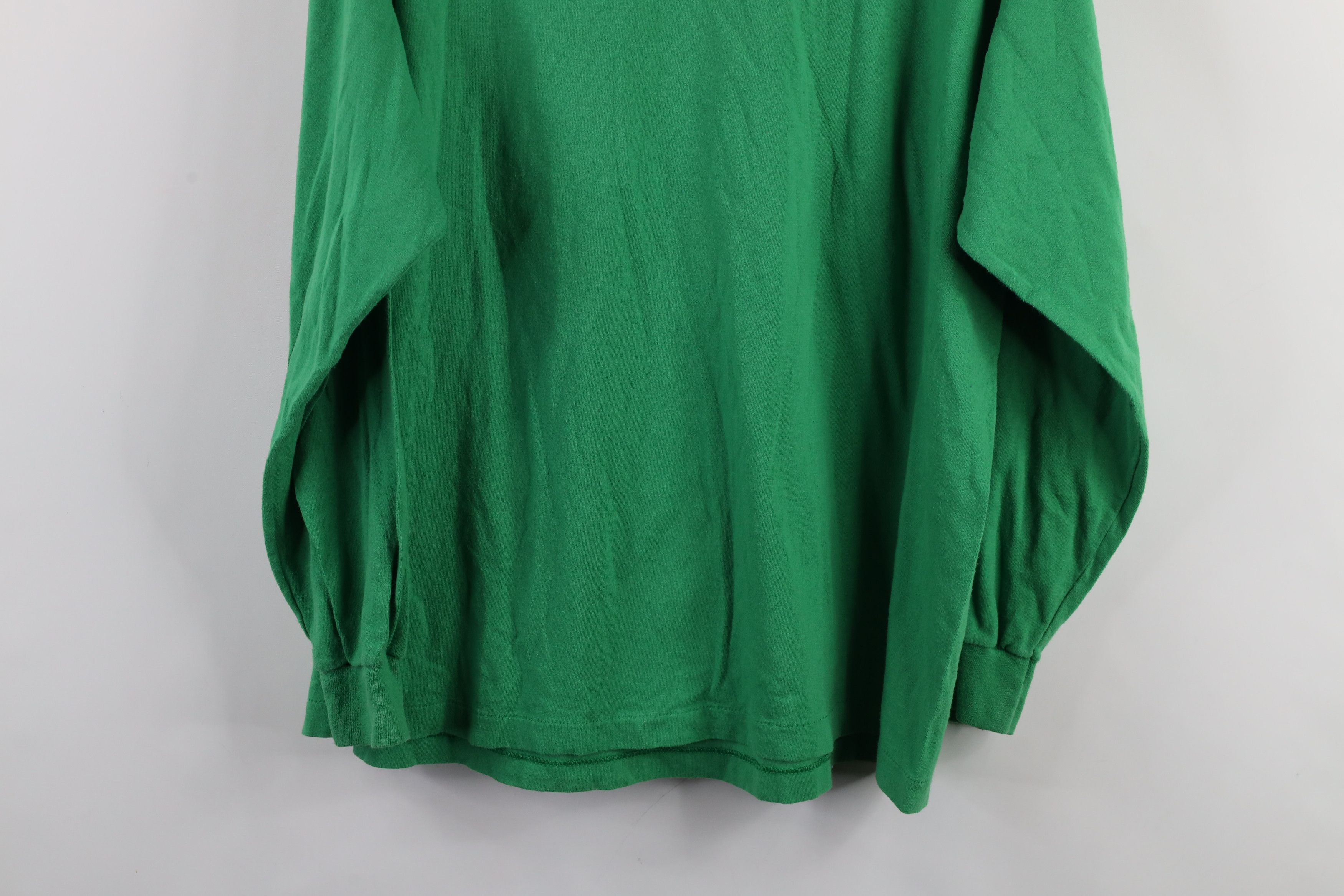 Vintage Vintage 90s Pizza and Subs Long Sleeve T-Shirt Green USA Size US XXL / EU 58 / 5 - 13 Thumbnail