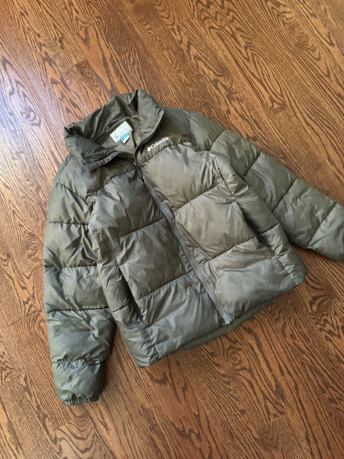 Columbia Columbia Green Puffer Jacket Size US L / EU 52-54 / 3 - 5 Thumbnail