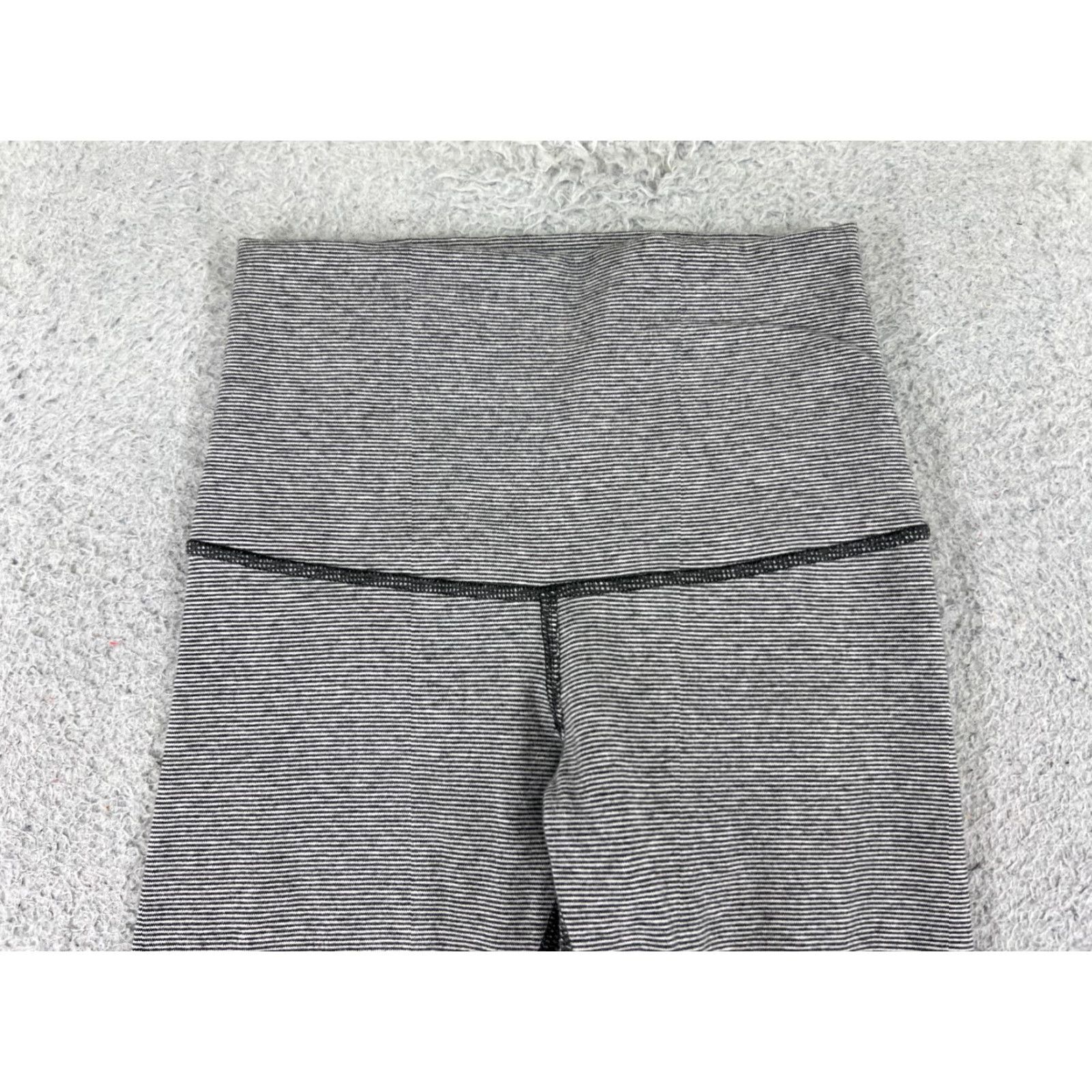 Lululemon Lululemon Pants Womens 0 Gray Black Stripe High Times Pant Dance Gym 29" Size 25" / US 0 / IT 36 - 4 Thumbnail