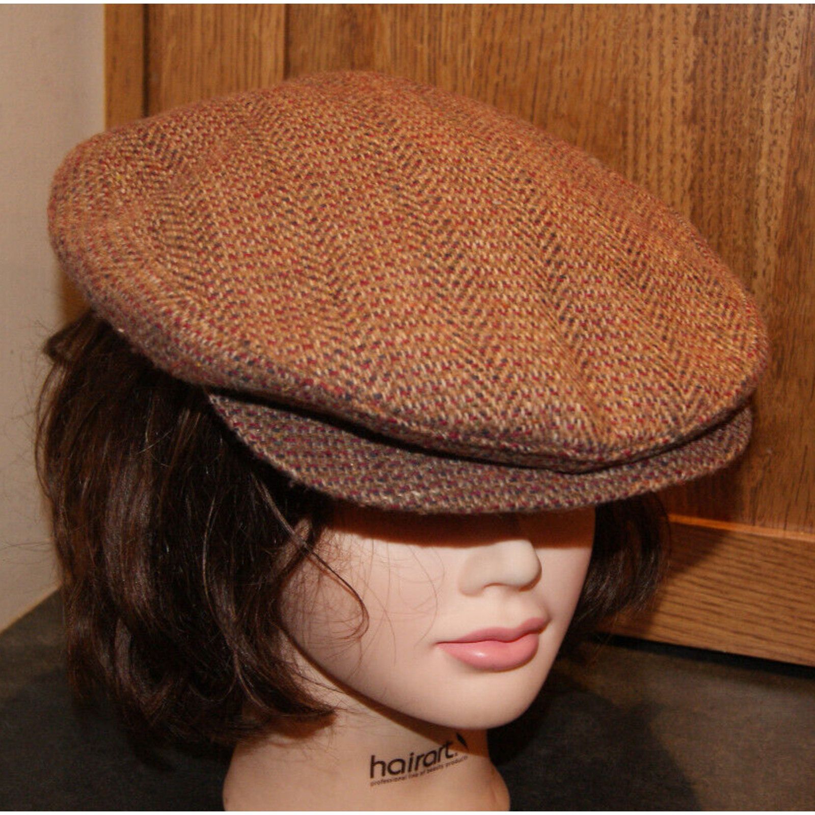 Other VTG Country Gentlemen Hat Wool Houndstooth Newsboy Hat USA Size ONE SIZE - 1 Thumbnail