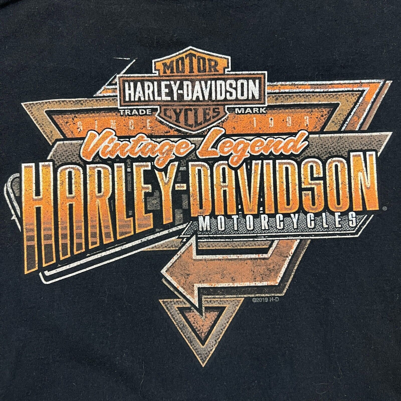 Harley Davidson × Vintage 2019 Harley Davidson T Shirt Legend Biker Short Sleeve Tee Size US XL / EU 56 / 4 - 2 Thumbnail
