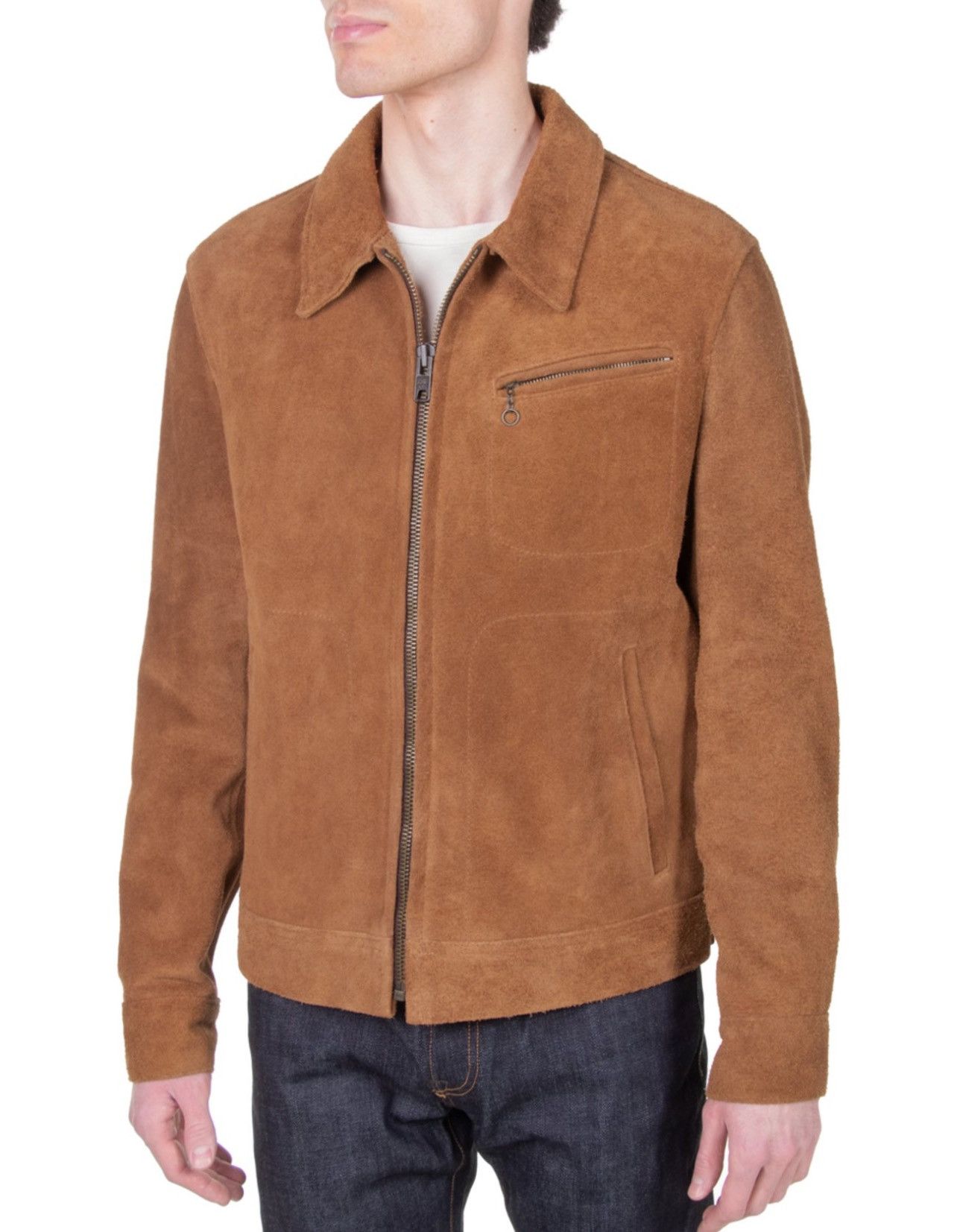Schott Schott Rough Out Jacket Model 375 Size US XL / EU 56 / 4 - 7 Thumbnail