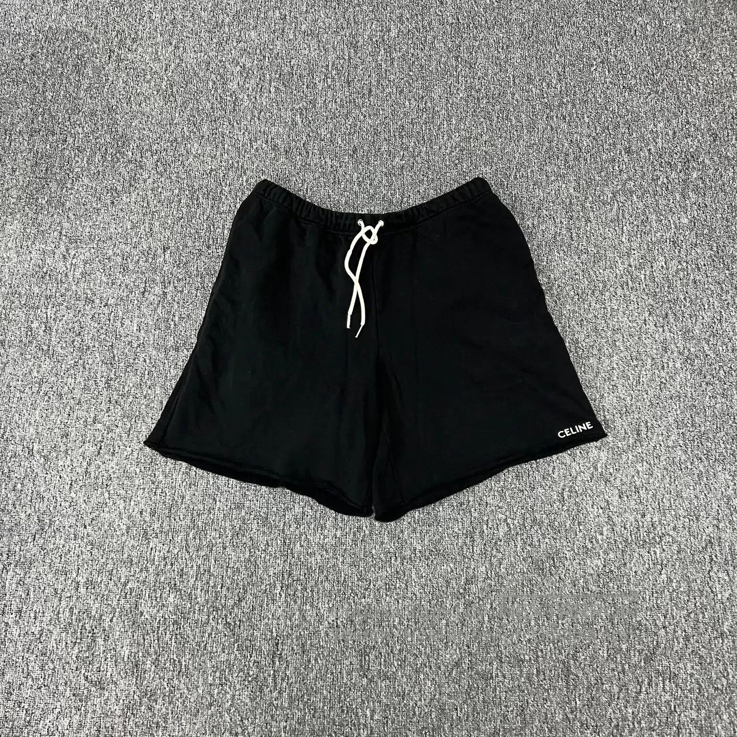 Celine CELINE SIZE XL Alphabet logo black shorts| Size 30" / US 8 / IT 44 - 1 Thumbnail
