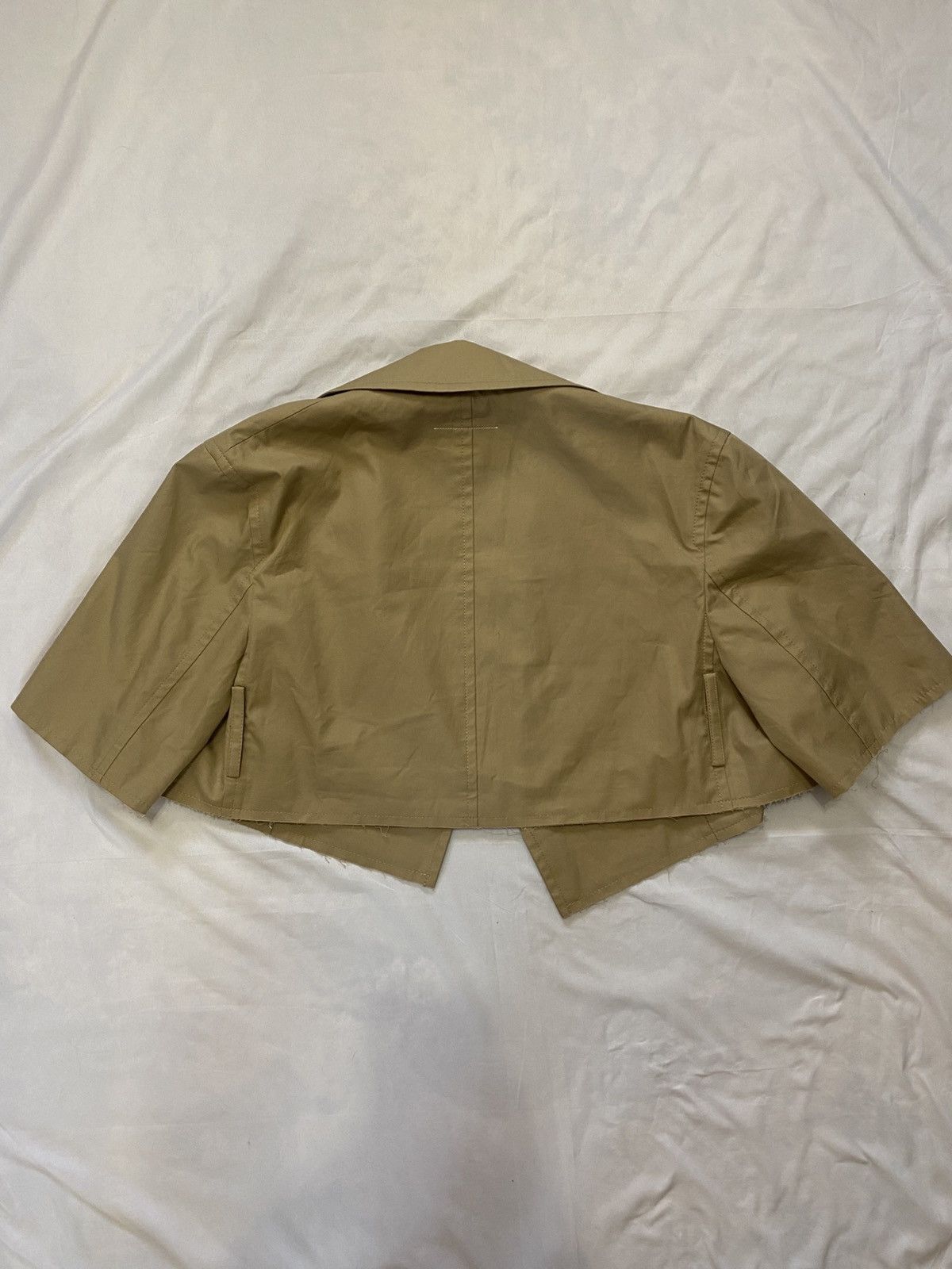 Maison Margiela MM6 Cropped Trench Coat SS21 Womens Italy