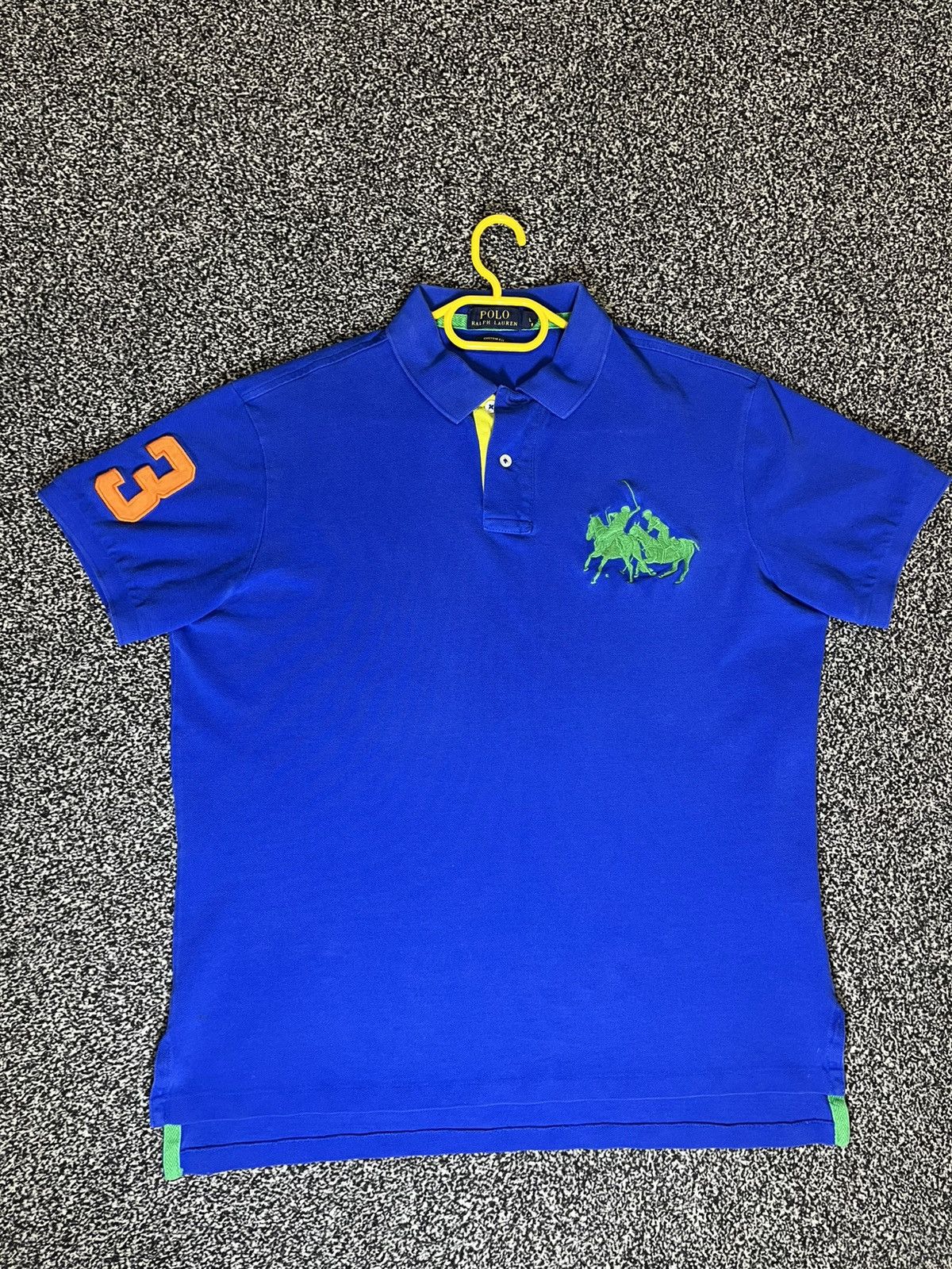 Polo Ralph Lauren POLO RALPH LAUREN BLUE CHIEF KEEF POLO SHIRT Size US L / EU 52-54 / 3 - 2 Thumbnail