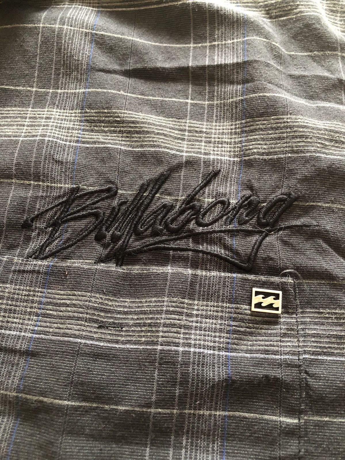 Billabong BILLABONG VINTAGE BLACK FLANNEL BUTTON UP SHIRT Size US M / EU 48-50 / 2 - 2 Thumbnail