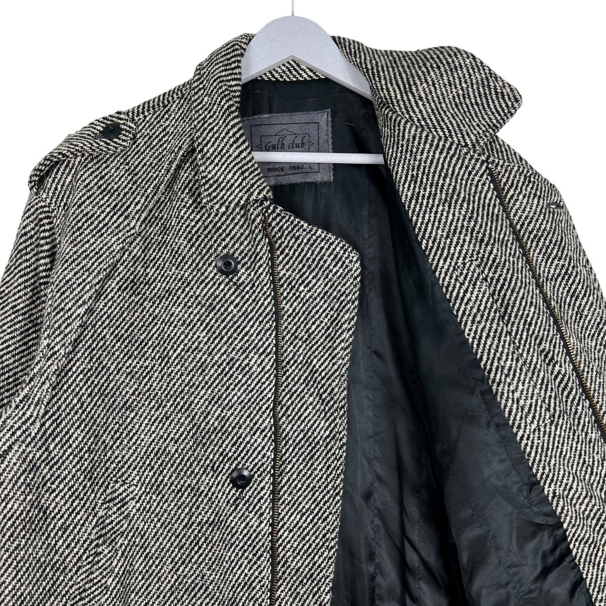 Issey Miyake 🔥 VINTAGE GULK CLUB HARRINGBONE WOOL BOMBER JACKET Size US M / EU 48-50 / 2 - 10 Thumbnail
