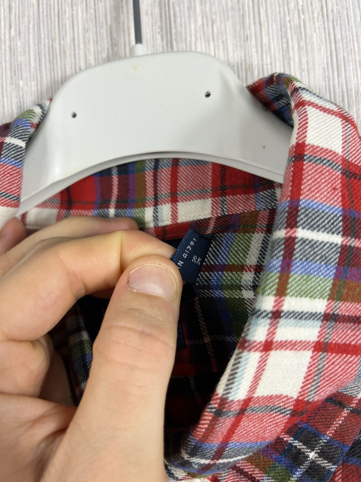 Flannel × Ralph Lauren × Vintage Vintage 90s Ralph Lauren blake flannel plaid shirt checked Size US XL / EU 56 / 4 - 16 Thumbnail