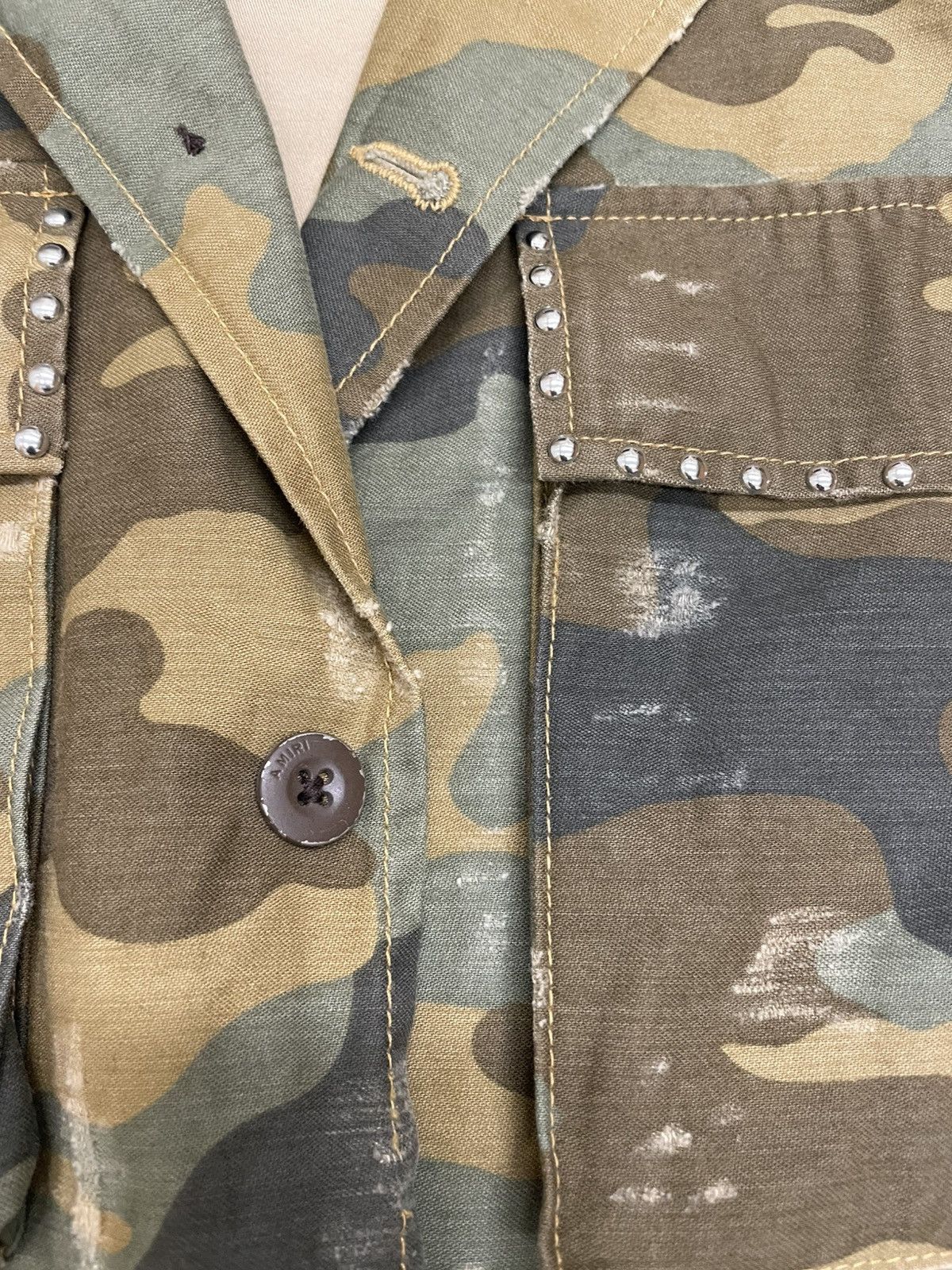 Amiri Amiri Camo Jacket Size US XS / EU 42 / 0 - 7 Thumbnail