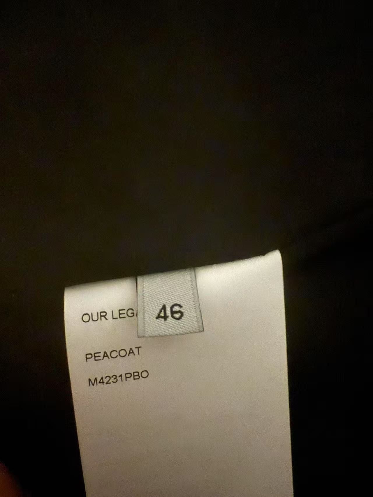 Our Legacy OUR LEGACY PEACOAT Size US S / EU 44-46 / 1 - 8 Thumbnail