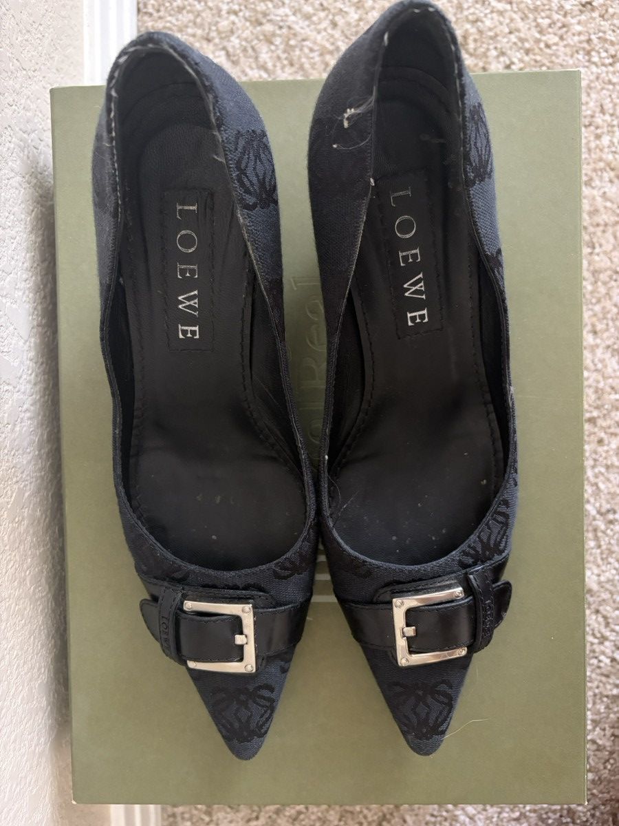 Loewe Loewe buckle kitten heels Size US 6.5 / IT 36.5 - 4 Thumbnail
