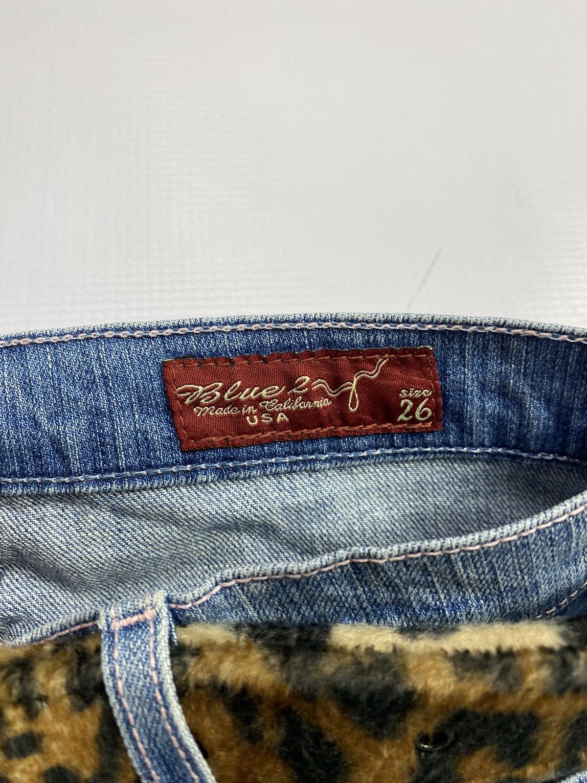 If Six Was Nine × Japanese Brand × Le Grande Bleu (L.G.B.) 2000s Blue 2 Flared Washed Jean Pant Size US 30 / EU 46 - 3 Thumbnail