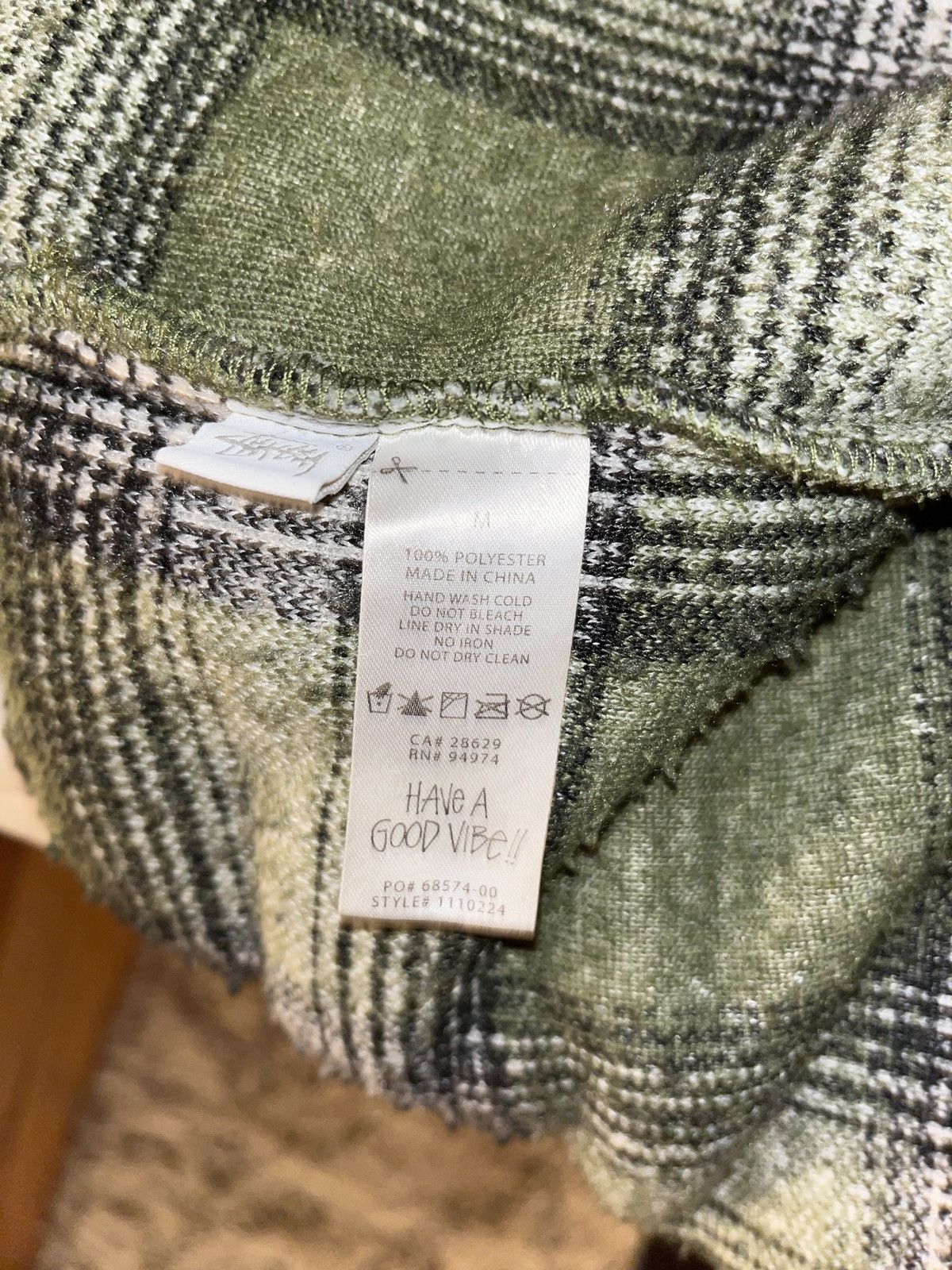 Stussy Stussy Fleece -- Green Plaid Size US M / EU 48-50 / 2 - 4 Thumbnail