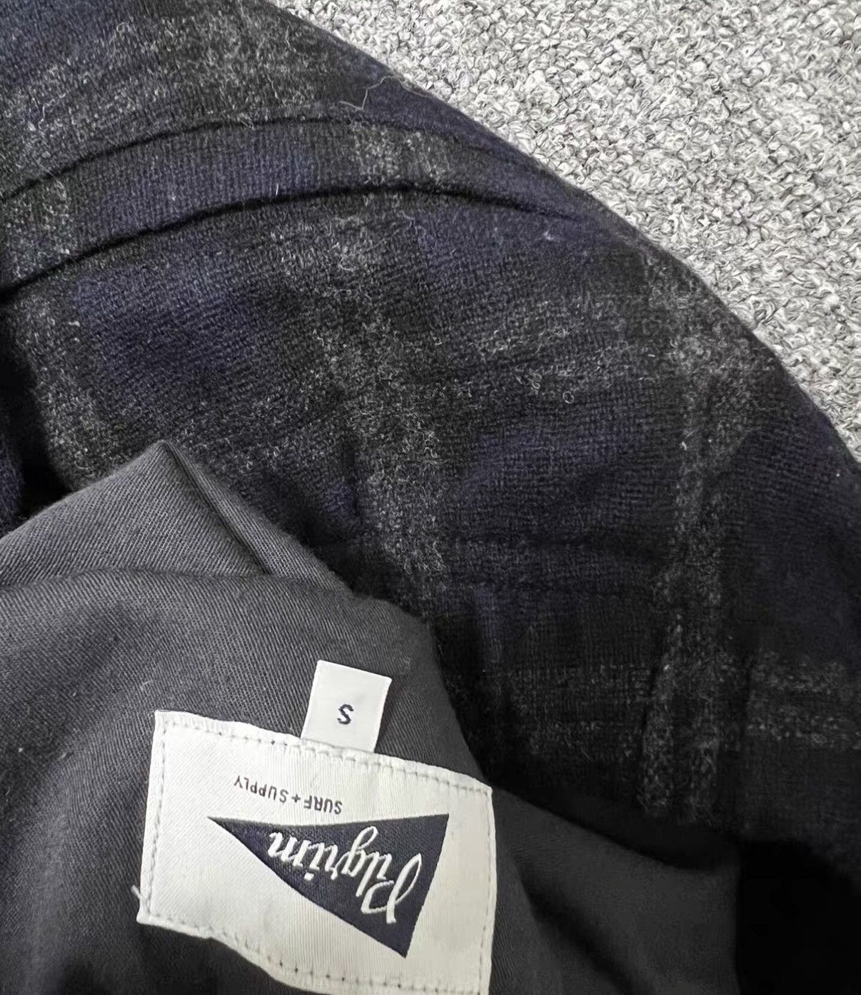 Pilgrim Surf + Supply Pilgrim Triangle Logo Wool Plaid Cropped Pants J16 Size US 32 / EU 48 - 3 Thumbnail