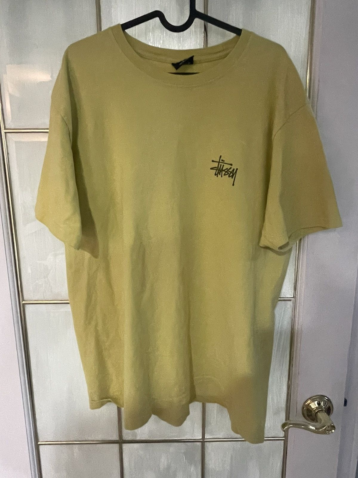 Stussy Yellow Stussy Logo Tee Size US L / EU 52-54 / 3 - 1 Thumbnail