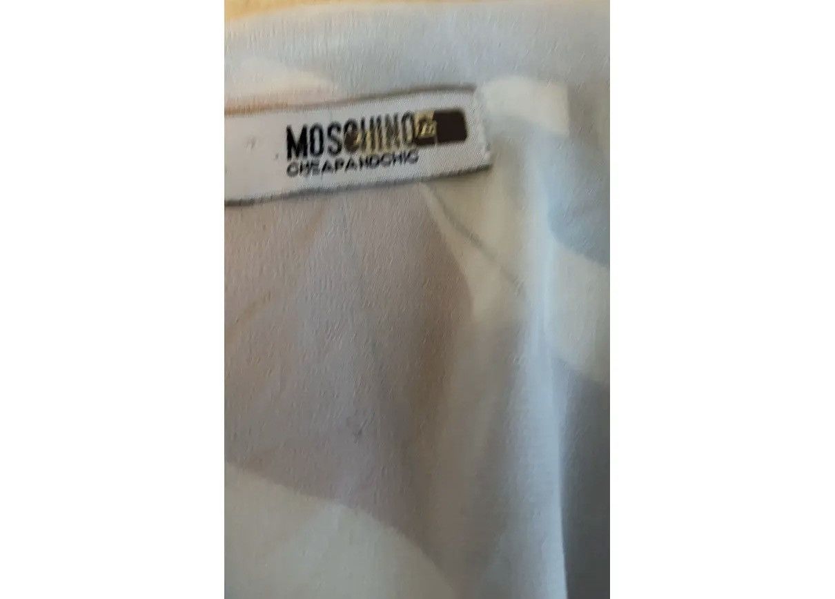 Boutique Moschino × Moschino × Vintage Moschino Archive Silk Boho Ruffle Dress Y2K Size 6 Size M / US 6-8 / IT 42-44 - 9 Thumbnail