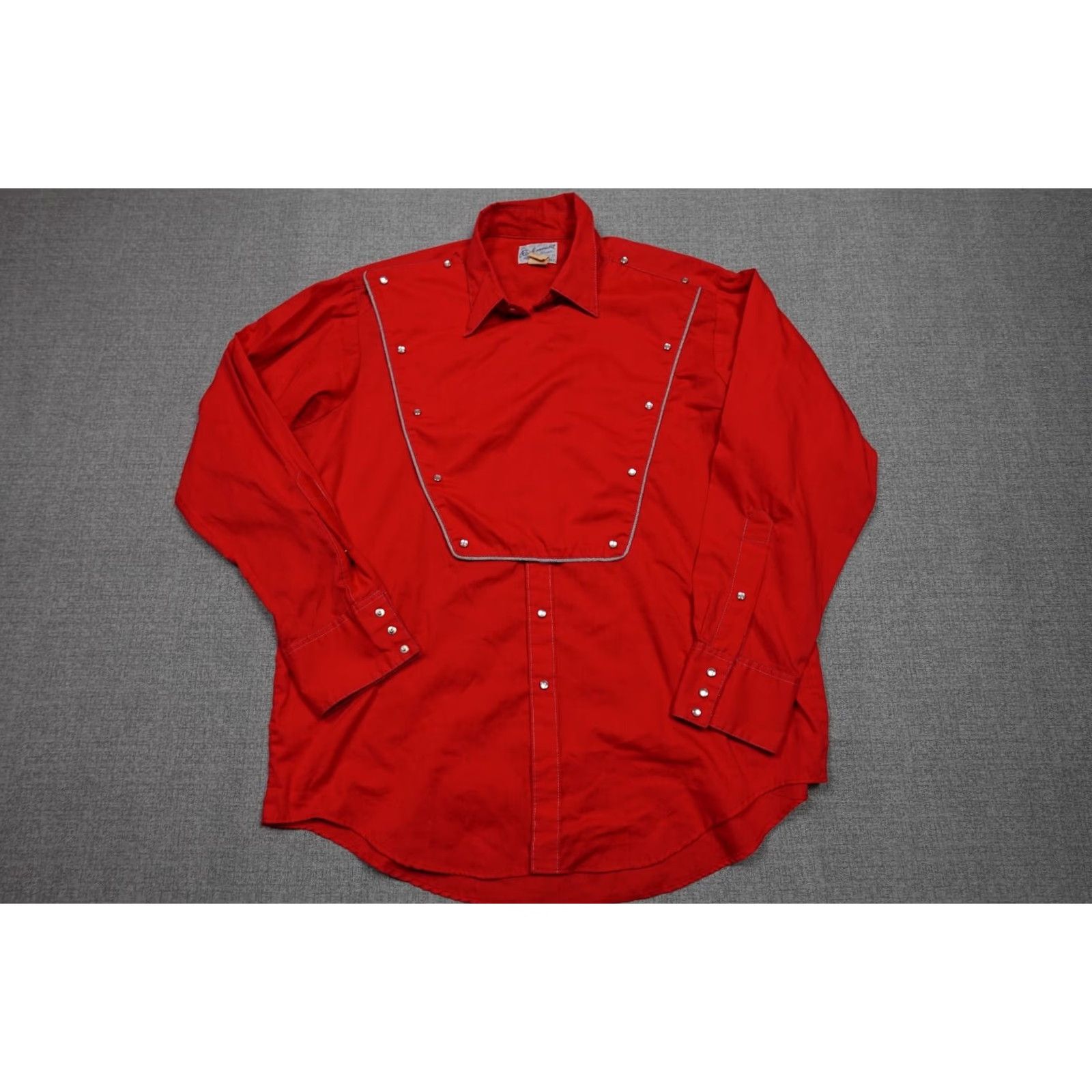 Rockmount Ranch Wear ROCKMOUNT Rockmount Ranch Wear Shirt Mens Large Red Western Rodeo Button-Up Slim Fit Casual Cowboy Shirt Size US L / EU 52-54 / 3 - 2 Thumbnail