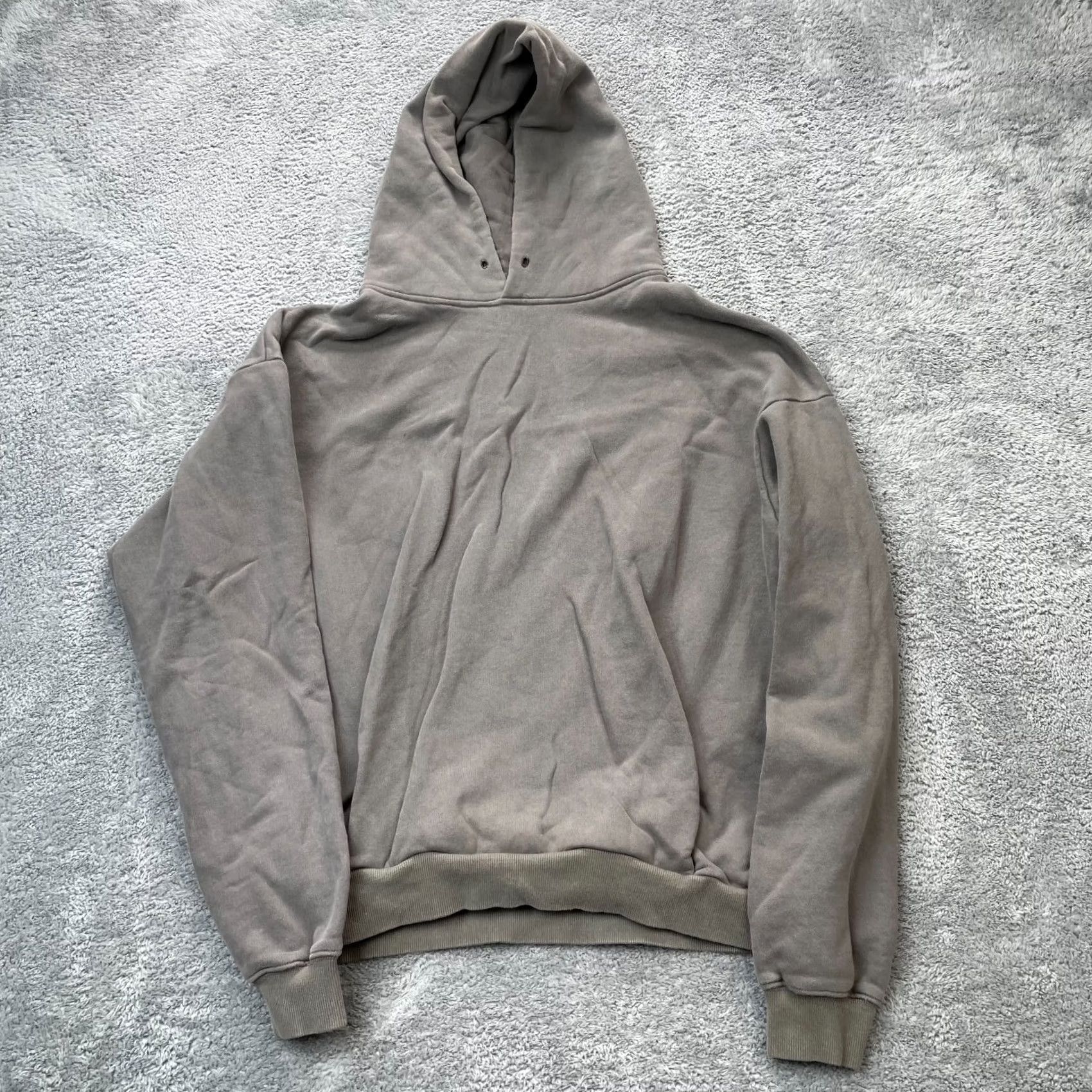 Martine Rose Martine Rose Hoodie Mens Medium Gray Spellout Cotton Fleece Embroidered Pullover Shirt Size US L / EU 52-54 / 3 - 5 Thumbnail
