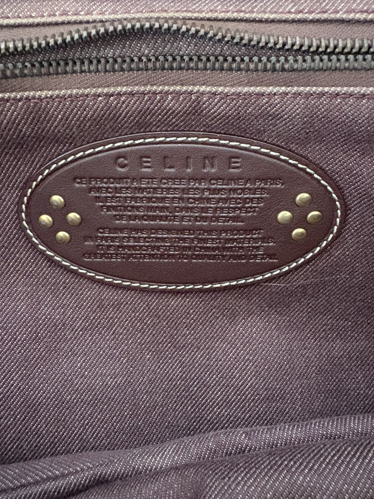 Celine Purple vintage Celine shoulder bag Size ONE SIZE - 6 Thumbnail