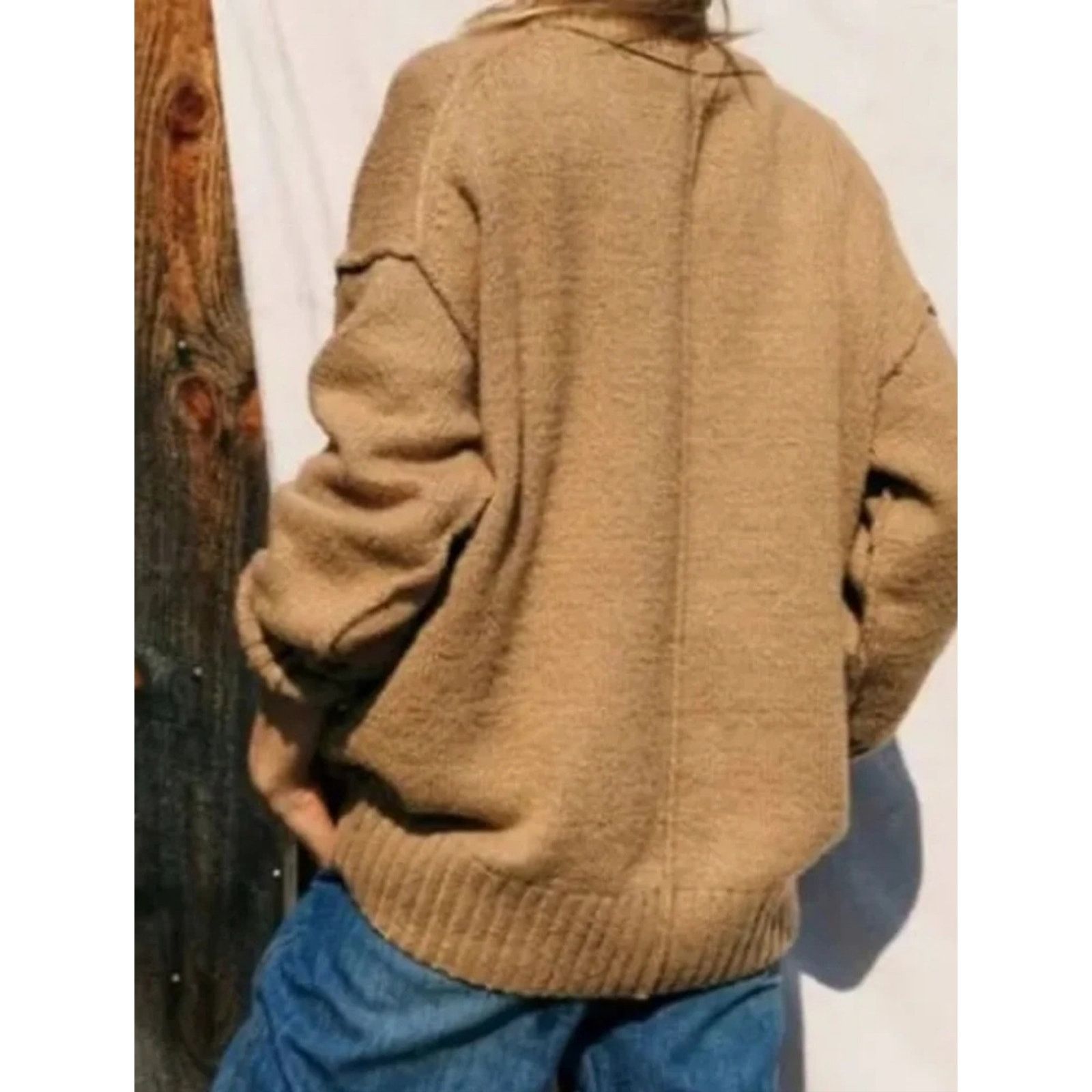 Free People Free People Desert Camel Long Sleeve Brookside XS New Size XS / US 0-2 / IT 36-38 - 8 Thumbnail
