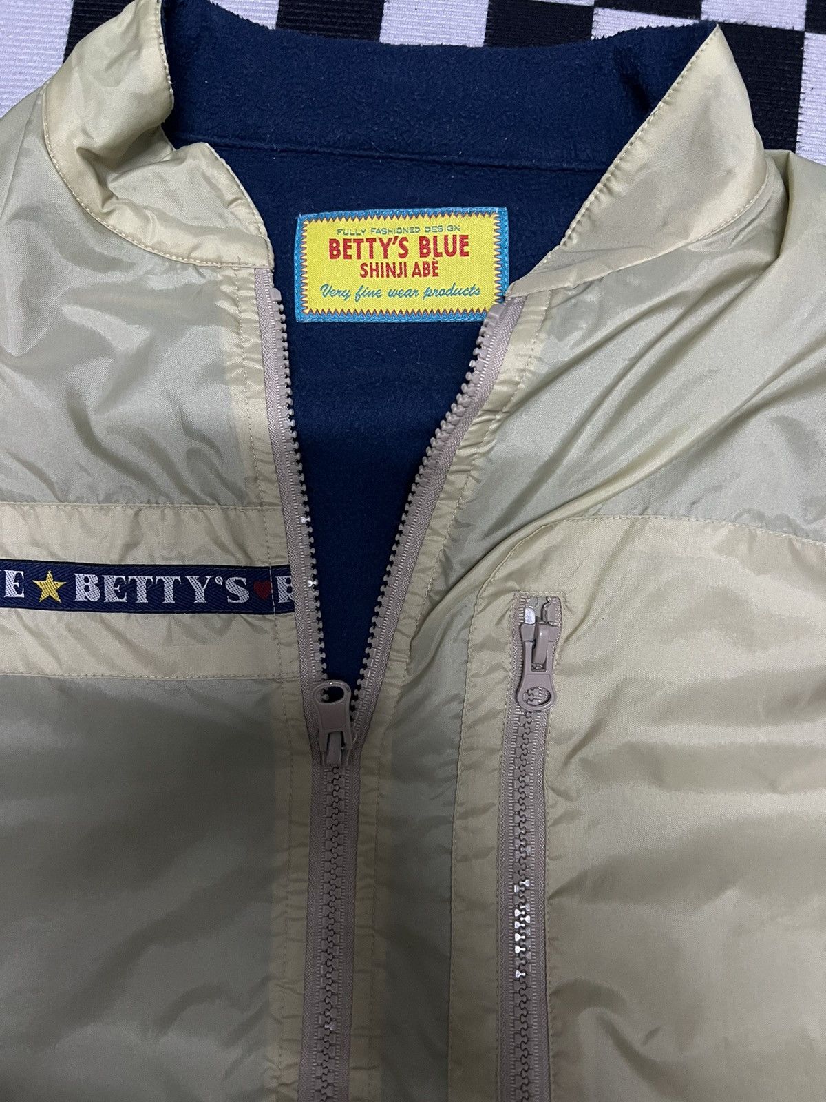 Designer VINTAGE BETTYS BLUE SHINJI ABE REVERSEABLE JACKET Size US L / EU 52-54 / 3 - 3 Thumbnail