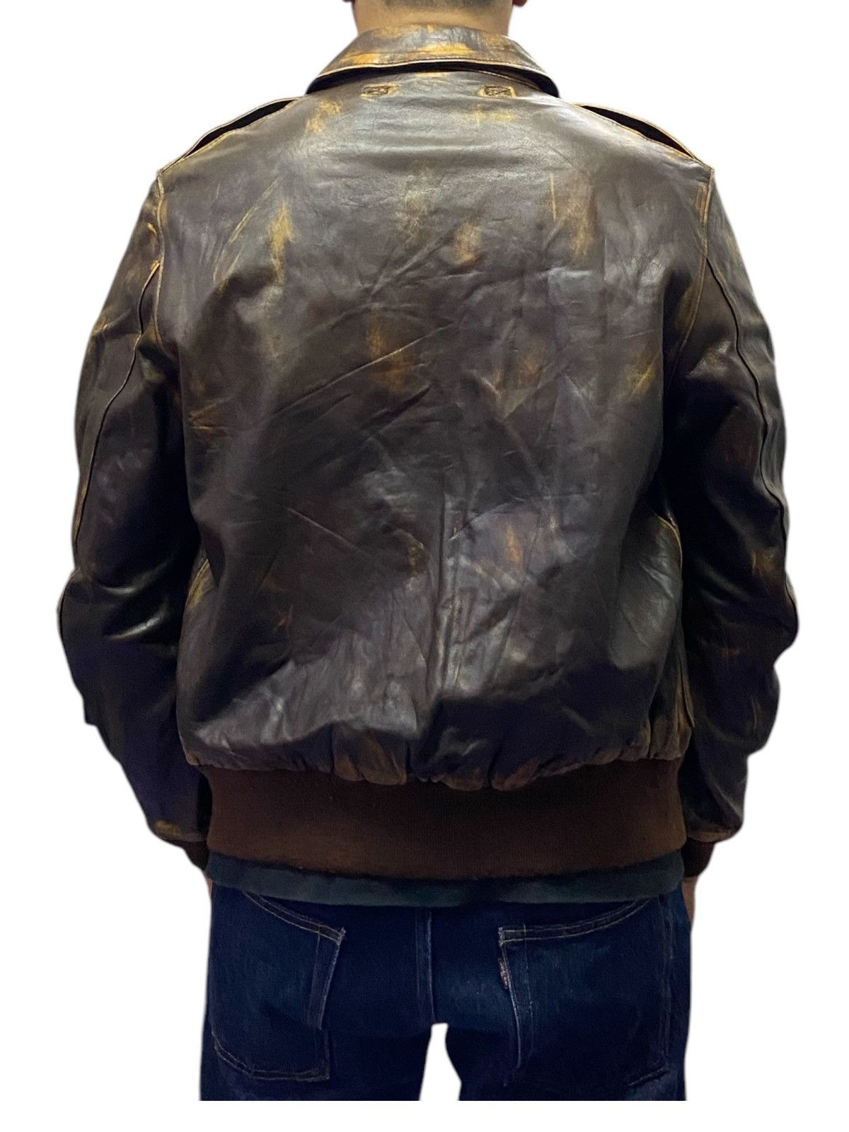 Avirex Avirex Type A-2 Leather Bomber Jacket Size US M / EU 48-50 / 2 - 4 Thumbnail