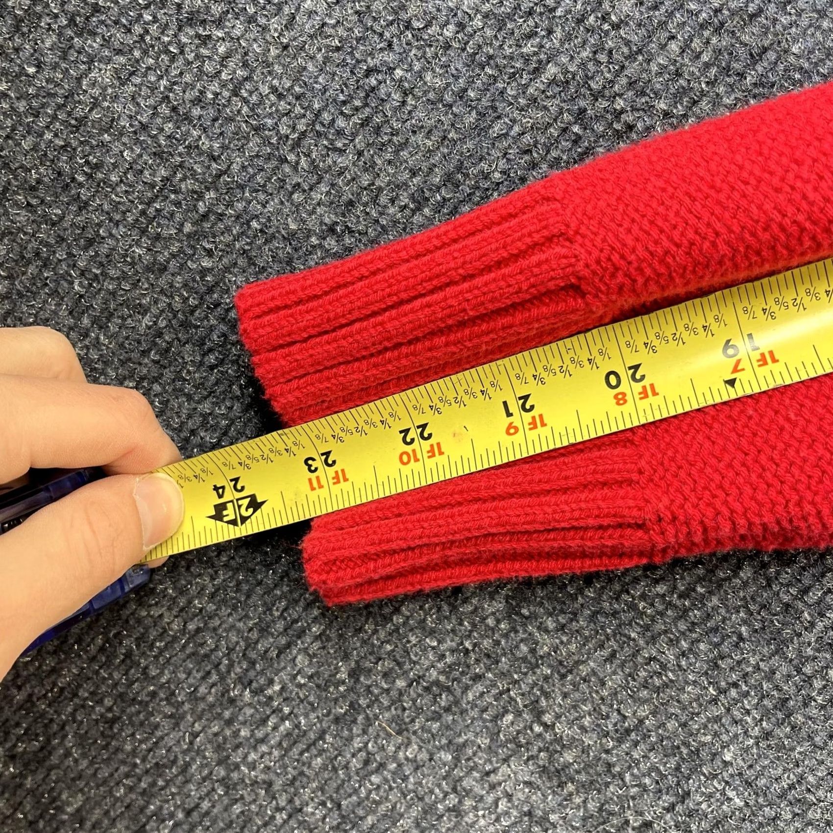 Ralph Lauren Lauren Ralph Lauren Sweater Womens Large Red Shawl Collar Henley Knit Pullover Size L / US 10 / IT 46 - 5 Thumbnail