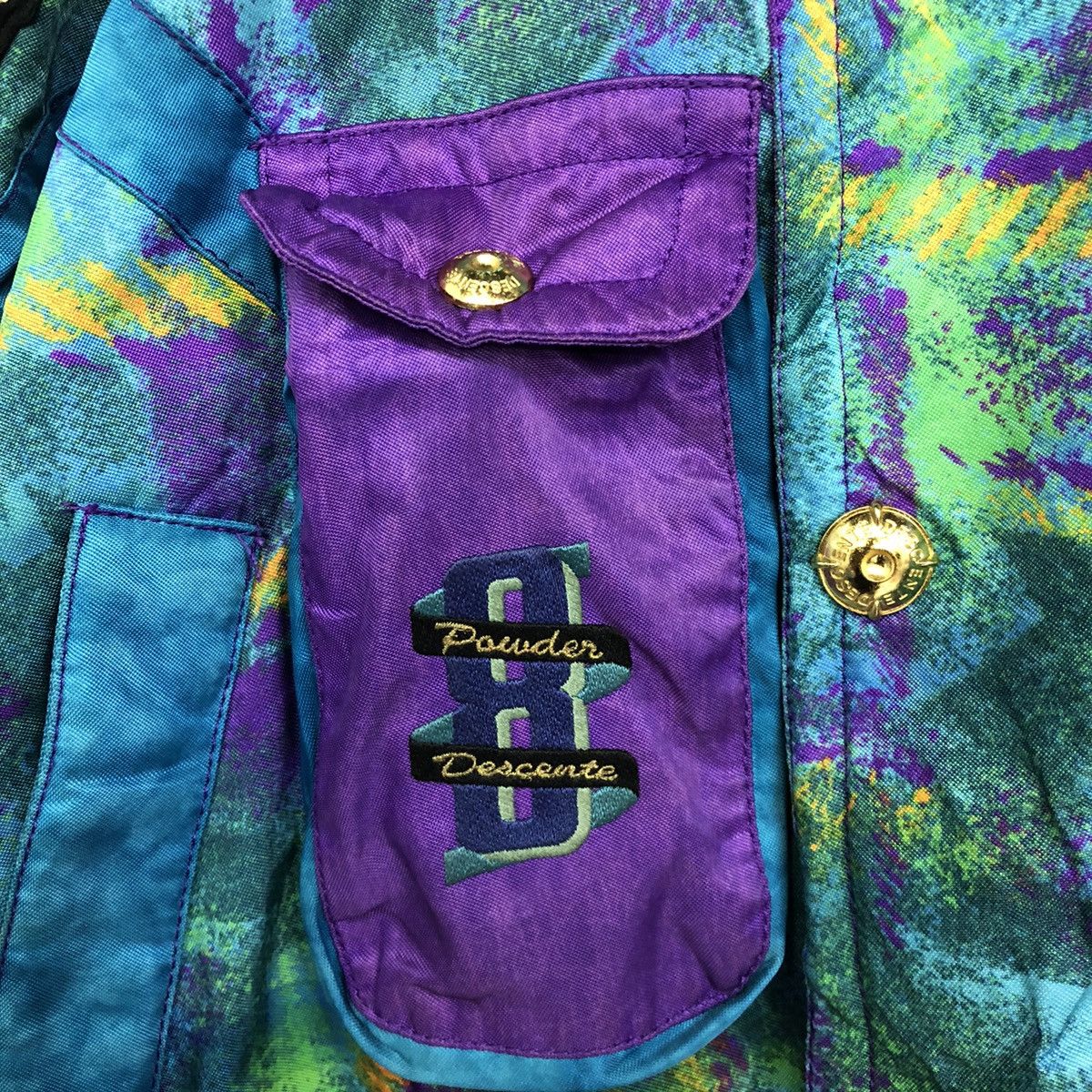 Descente × Vintage Vintage Descente Motive Tactical Design Pocket Ski Jacket Size US XL / EU 56 / 4 - 10 Thumbnail
