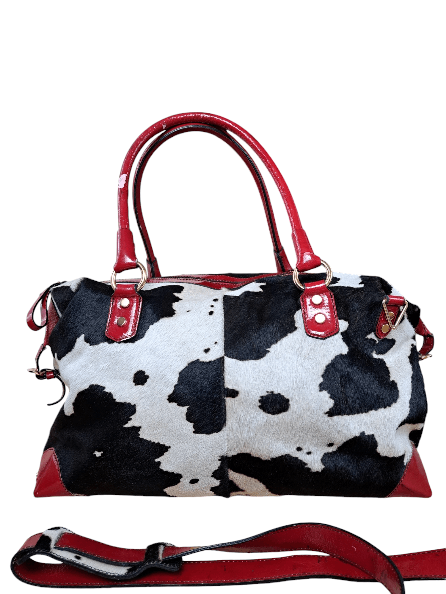 Other Cavalcanti Leather Cow Print Purse big bag Size ONE SIZE - 2 Thumbnail