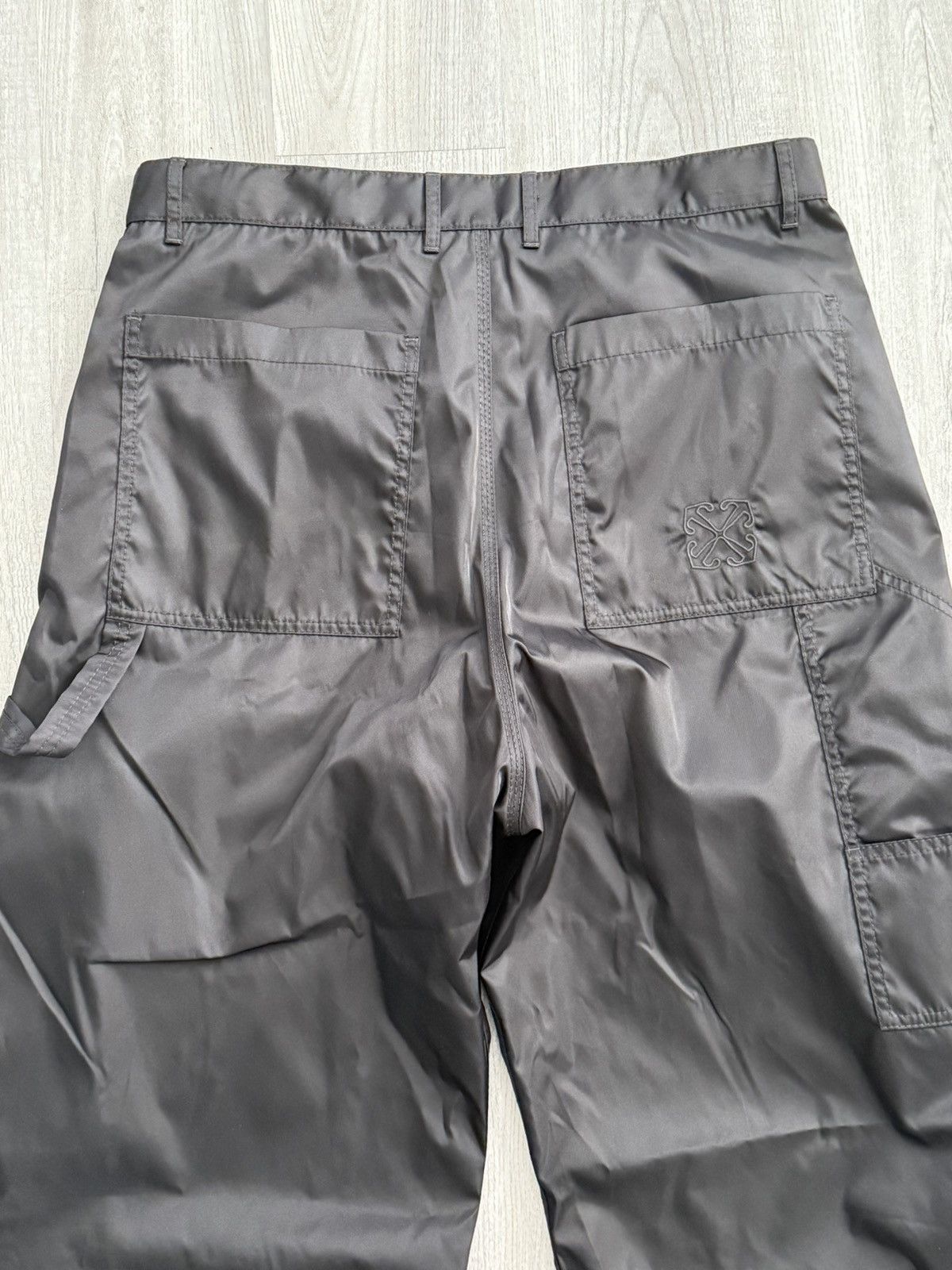 Off-White Off-White Loose Fit Wide Leg Nylon Trouser US36 IT52 Size US 36 / EU 52 - 12 Thumbnail