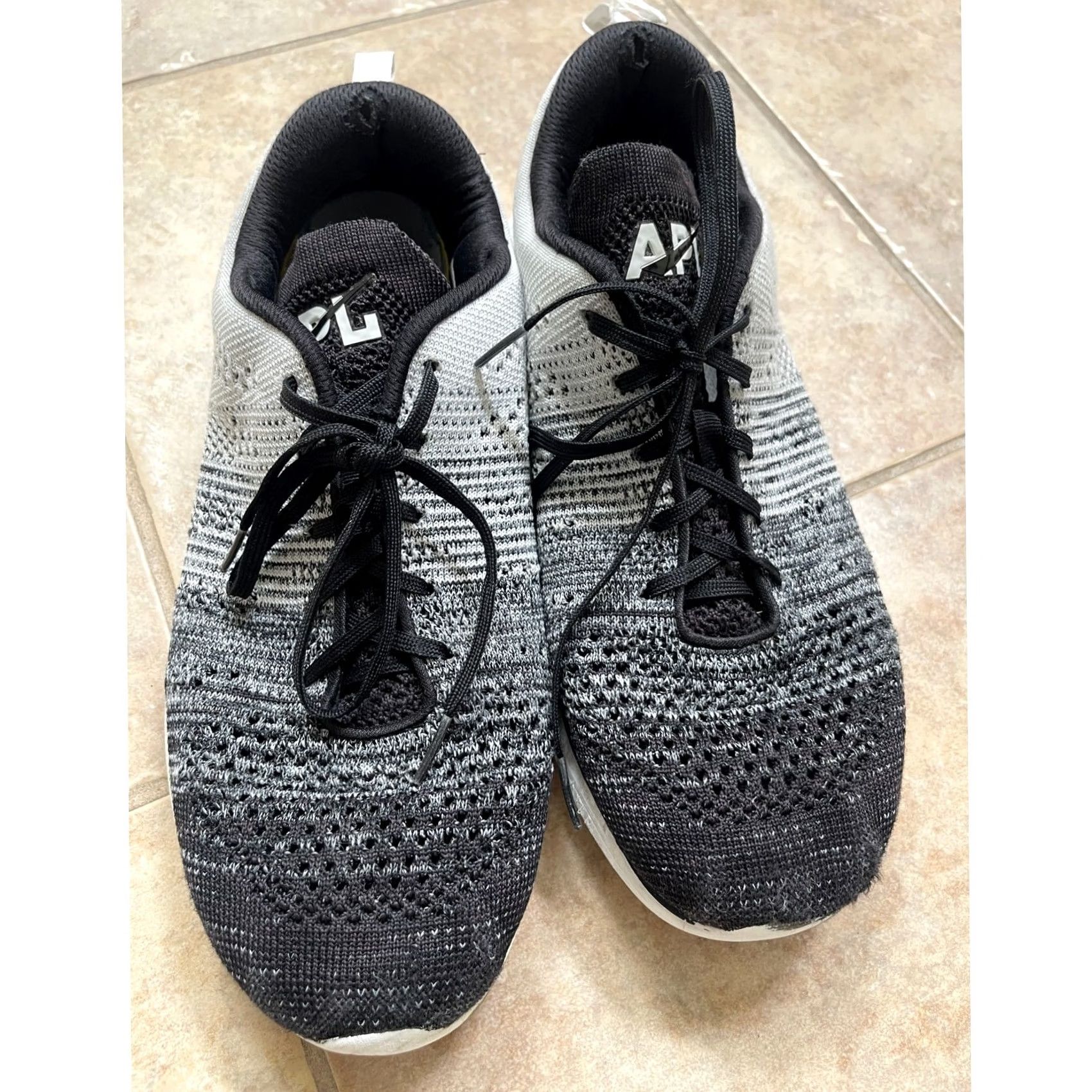 Athletic Propulsion Labs APL Athletic Propulsion Labs Techloom Sneakers Black White Size Men's 11 Sneakers Size US 11 / EU 44 - 5 Thumbnail