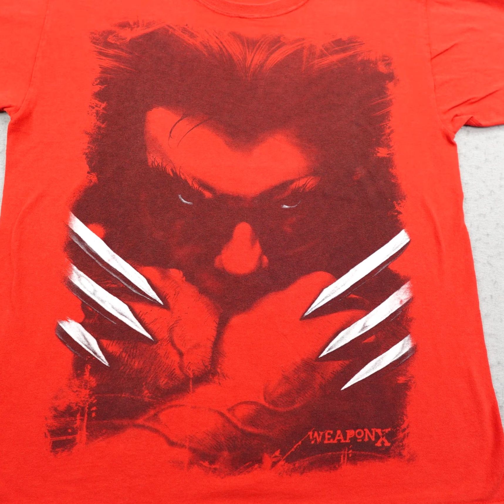 Mad Engine VINTAGE Wolverine Shirt Mens Large Red Marvel Mad Engine Mega Print Weapon X Shirt Size US L / EU 52-54 / 3 - 2 Thumbnail