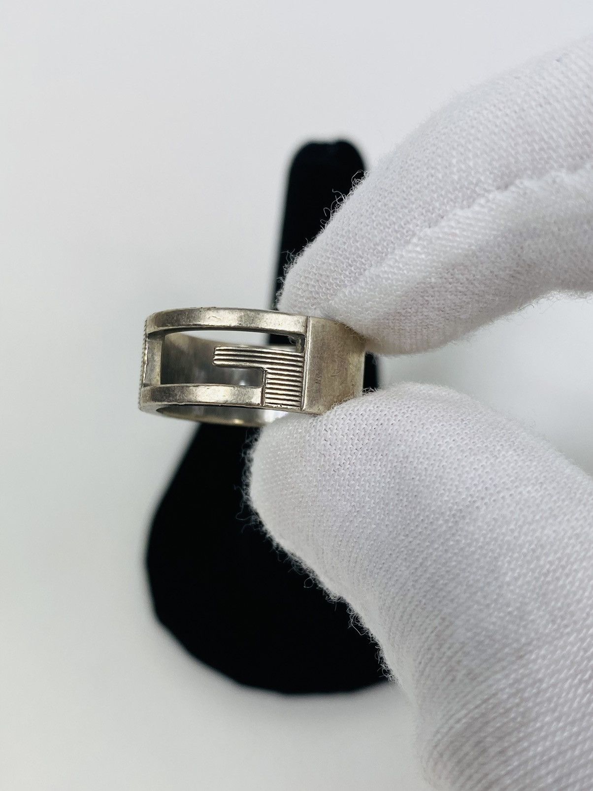 Gucci Gucci .925 Silver G Ring IT 11 Size ONE SIZE - 3 Thumbnail