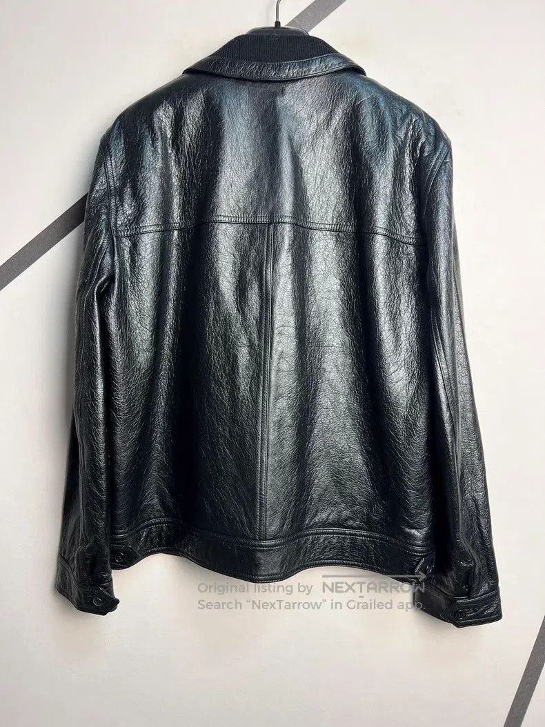 Saint Laurent Paris Saint Laurent Paris Wool Collar Lamb Leather Jacket with L Size US L / EU 52-54 / 3 - 2 Thumbnail
