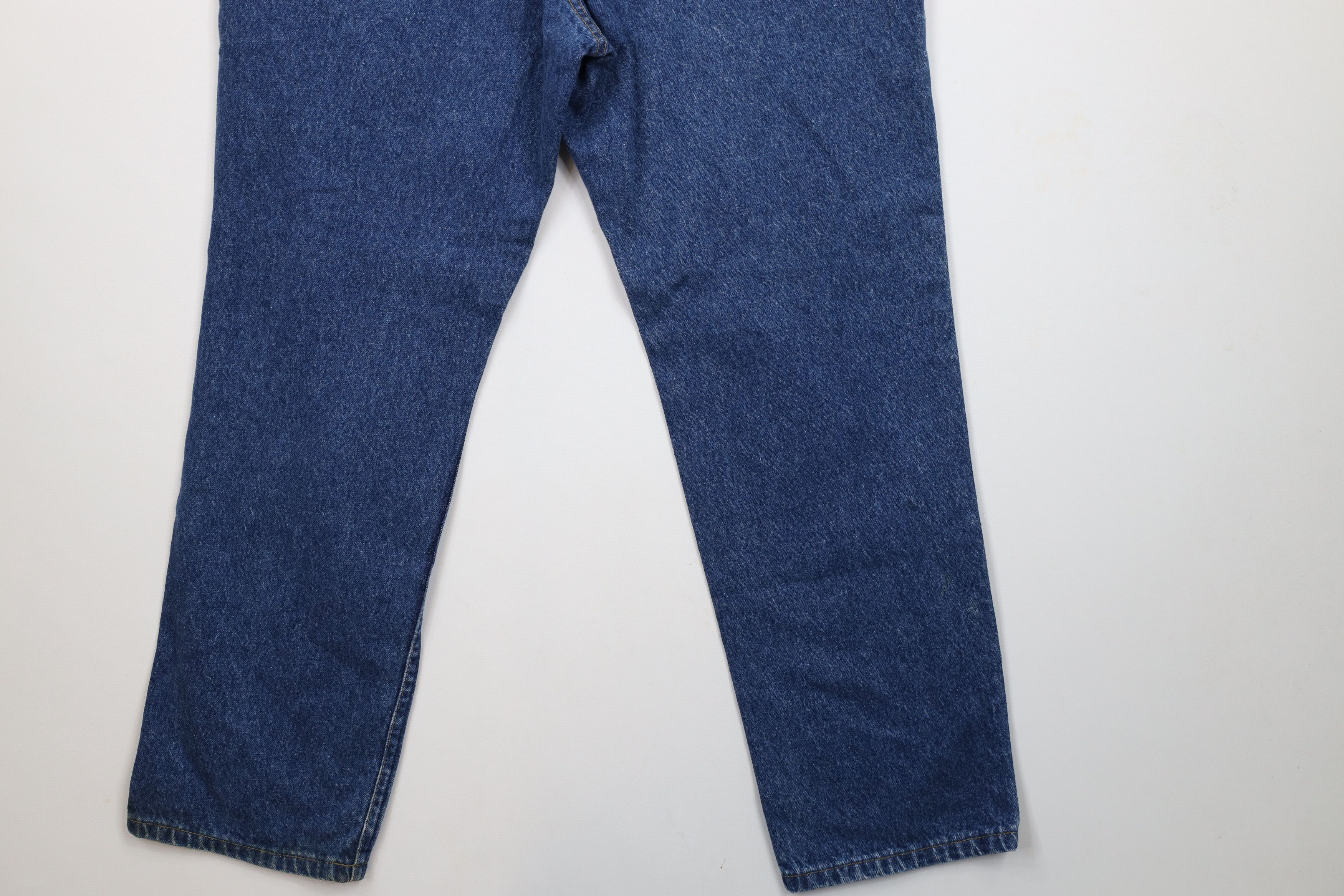 Lee × Vintage Vintage 90s Lee Straight Leg Denim Jeans Blue Cotton Size US 34 / EU 50 - 12 Thumbnail