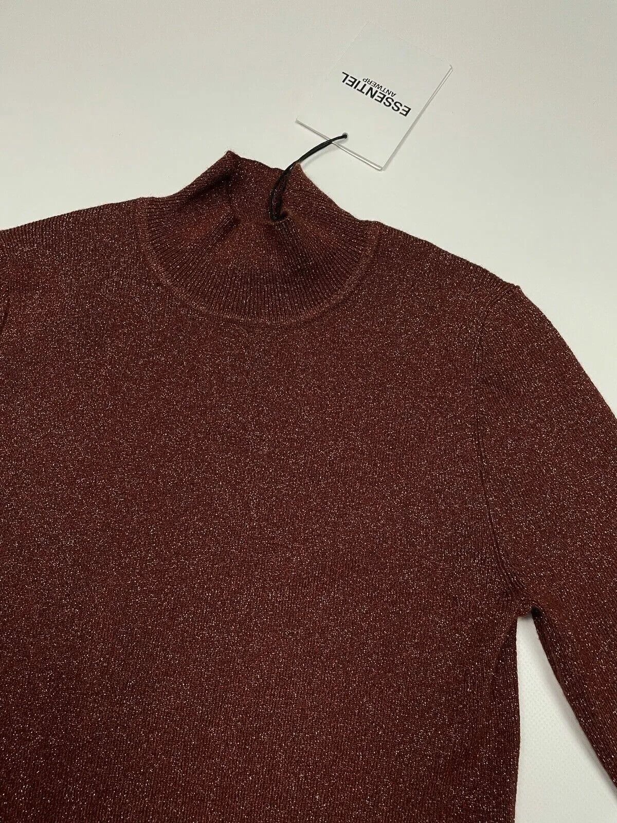 Essentiel Antwerp ESSENTIEL Antwerp Metal Turtle Neck Lurex Women 3/4 Sweater Size S / US 4 / IT 40 - 5 Thumbnail